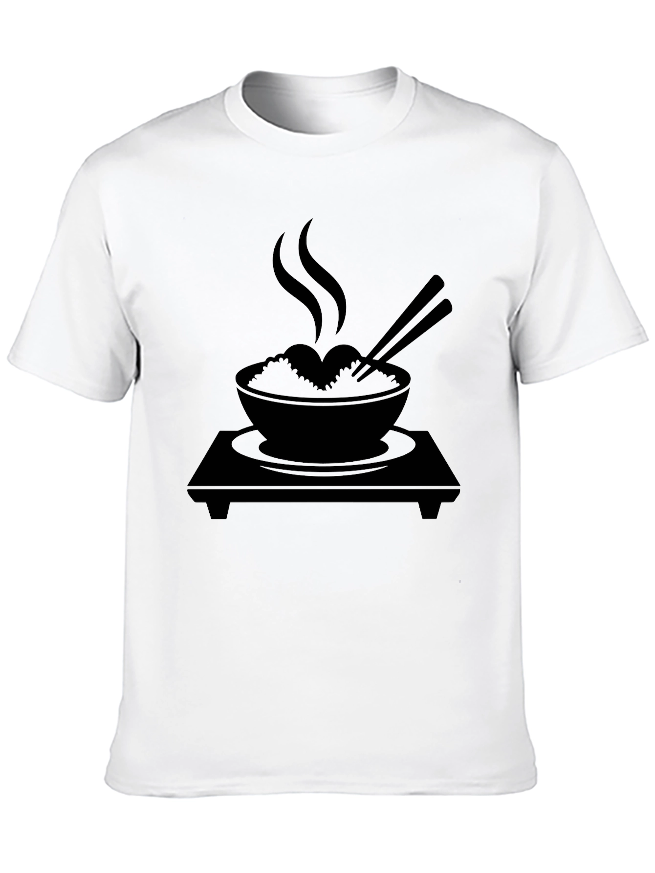 Rice Bowl Graphic Tee - Stylish Comfort