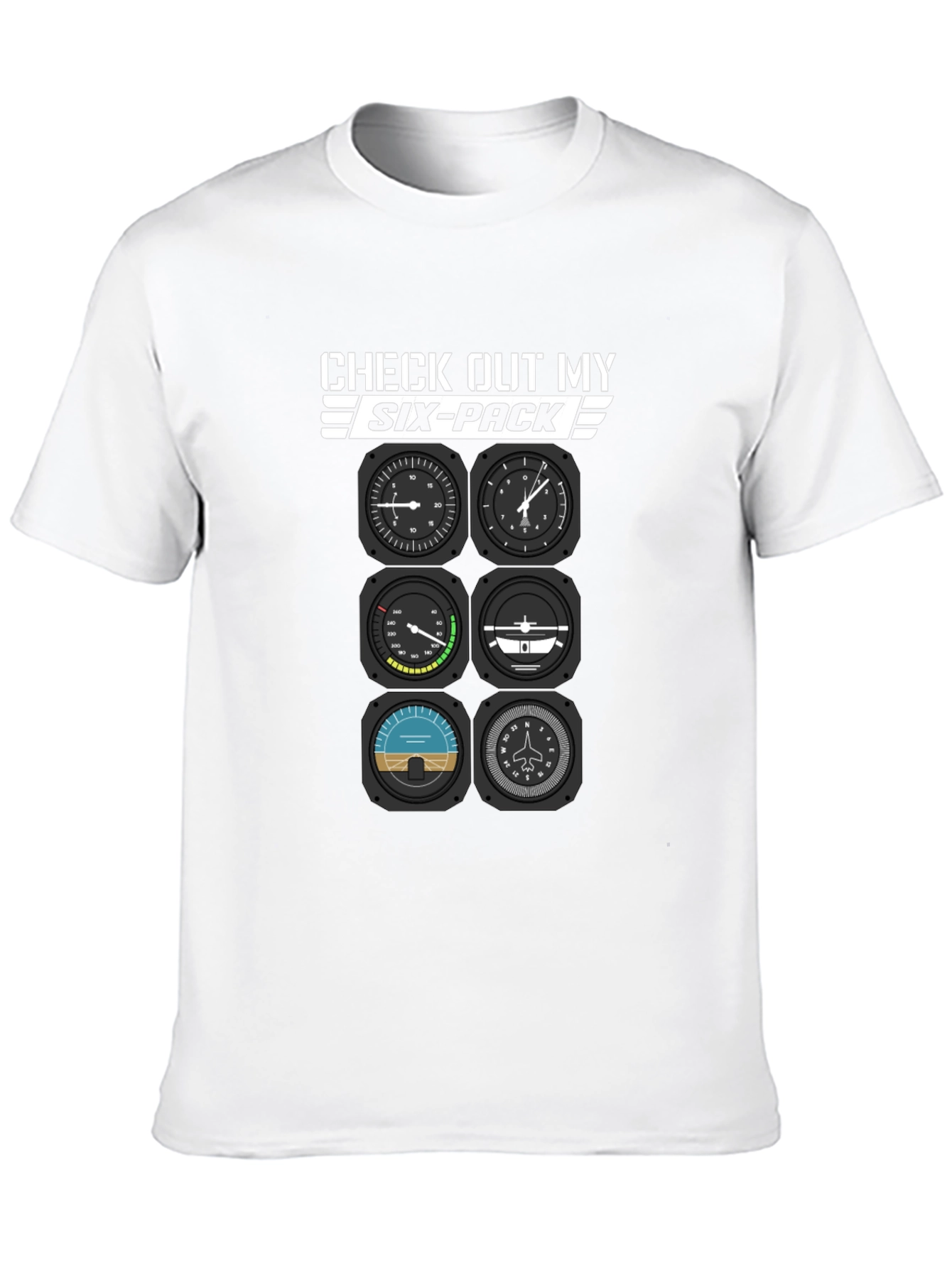 Pilot Six-Pack T-Shirt - Aviation Humor