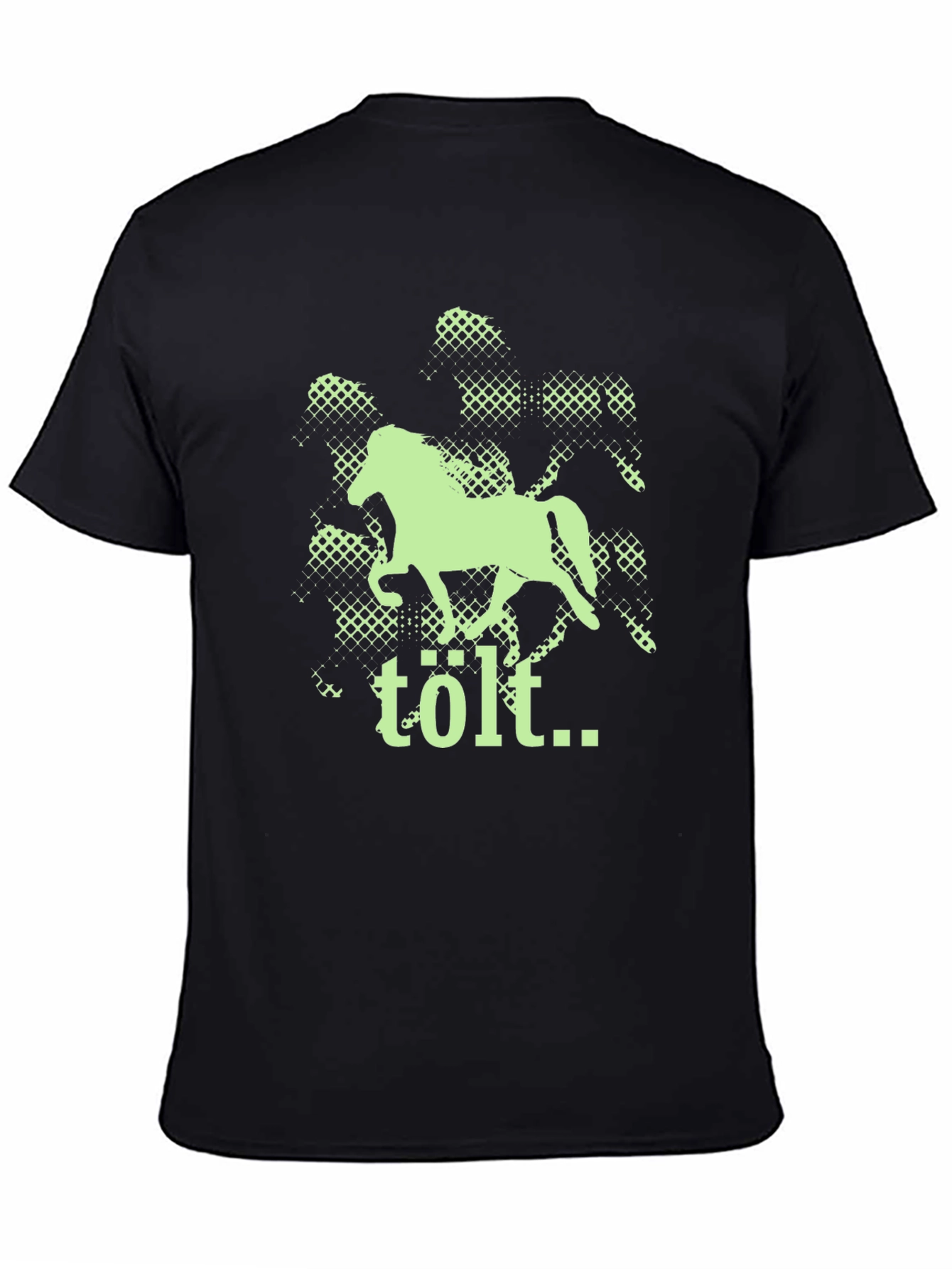 Tölt Icelandic Horse Graphic Tee - Black