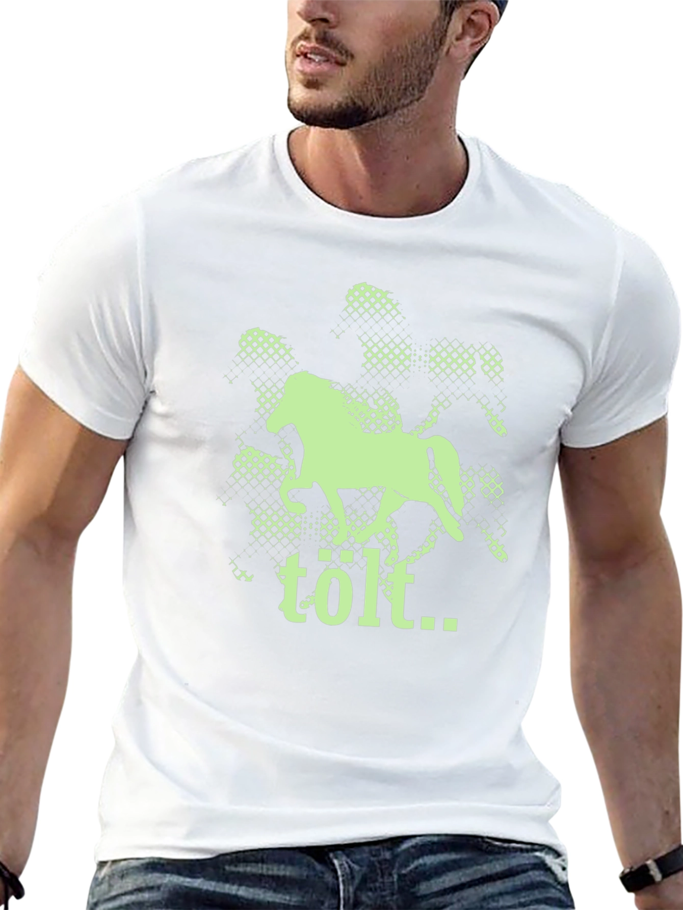 Tölt Icelandic Horse Graphic Tee - Black