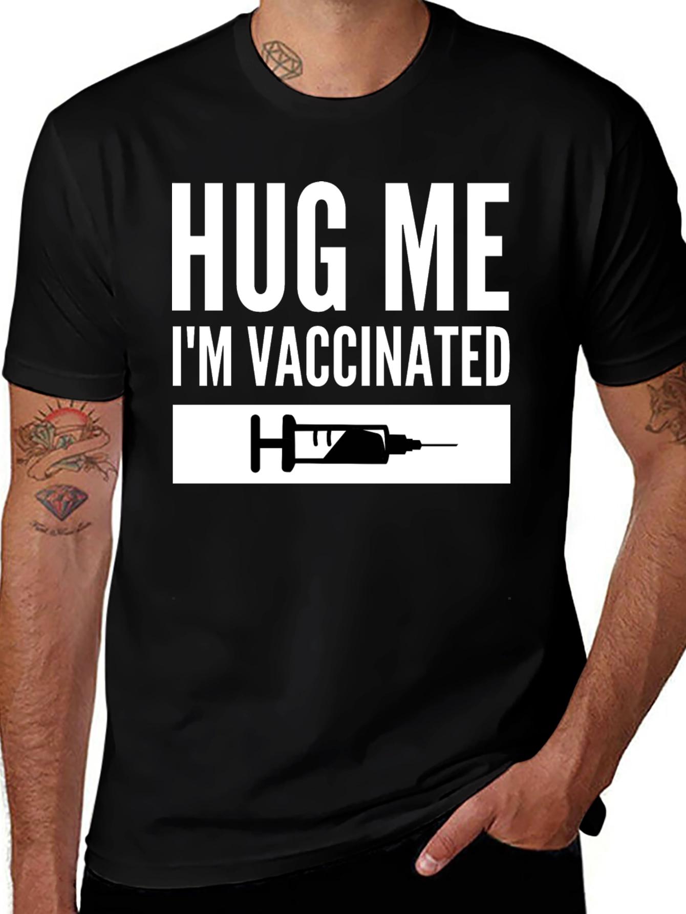 Hug Me Im Vaccinated T-Shirt