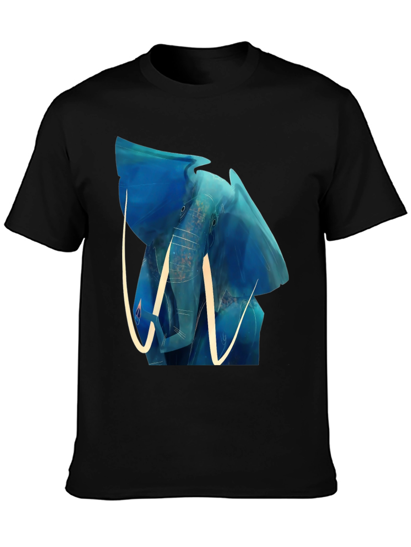 Elephant Blue Graphic Tee