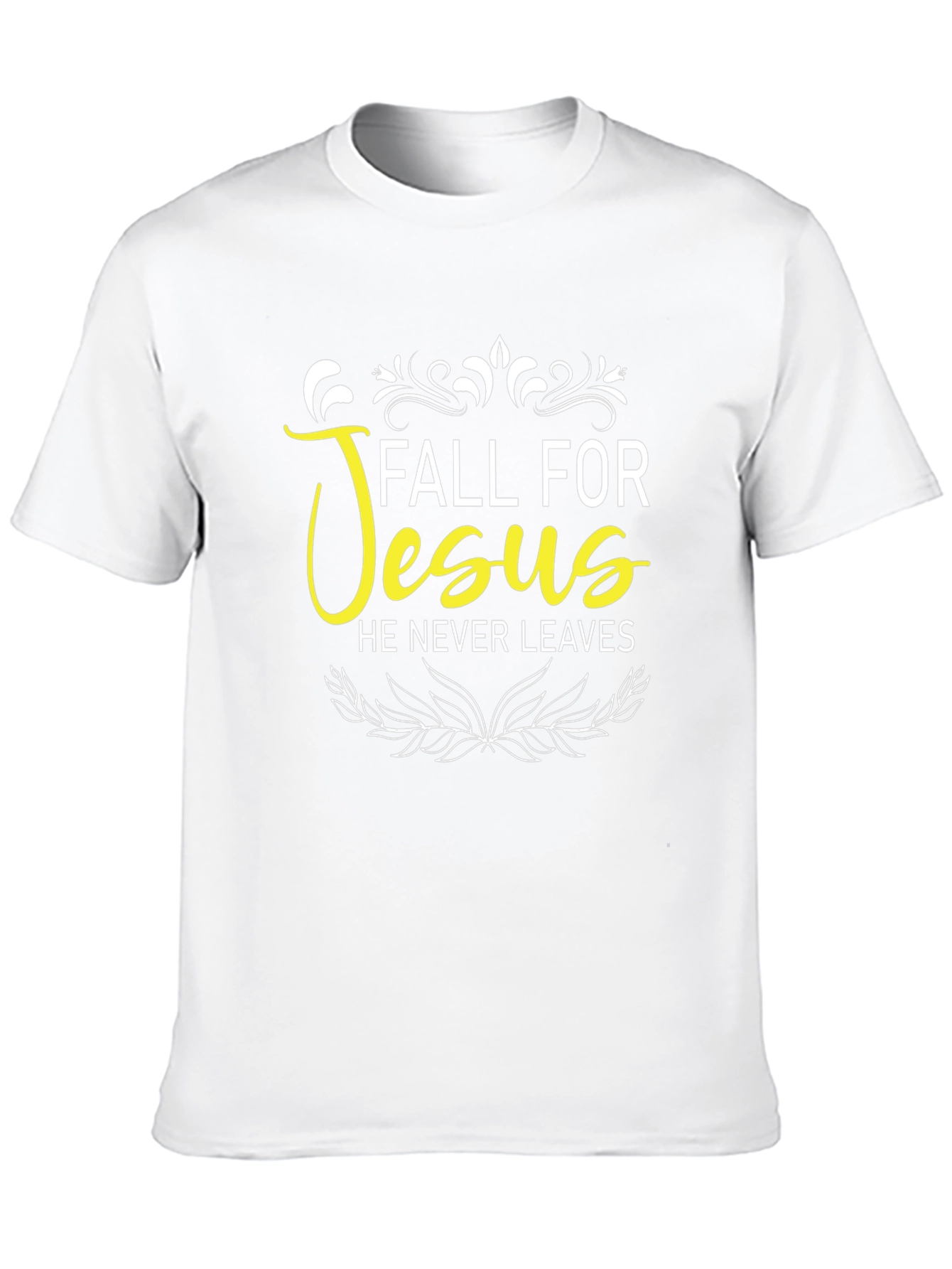 Fall for Jesus Graphic Tee - Black