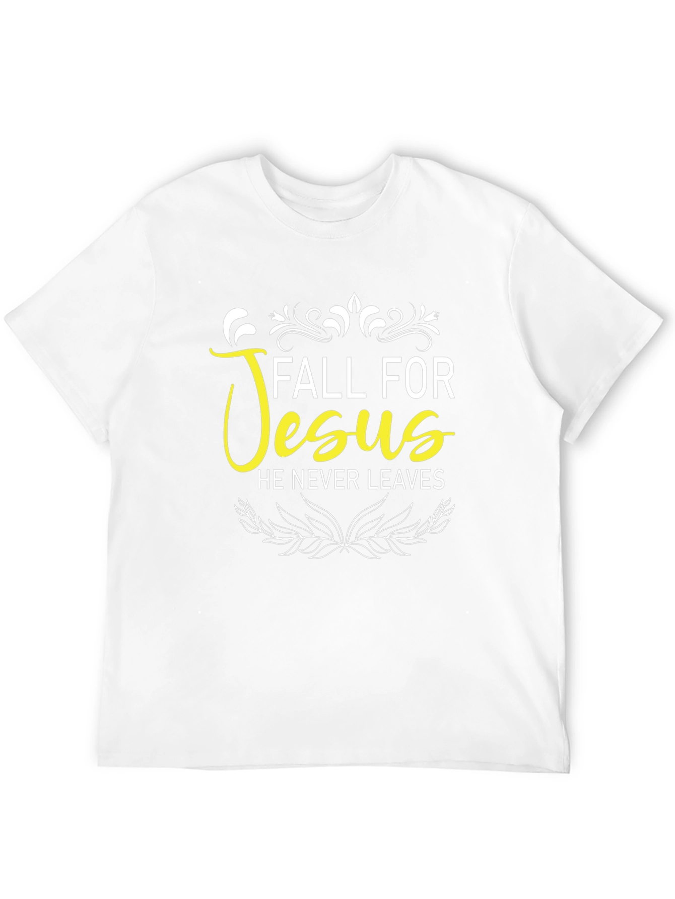 Fall for Jesus Graphic Tee - Black