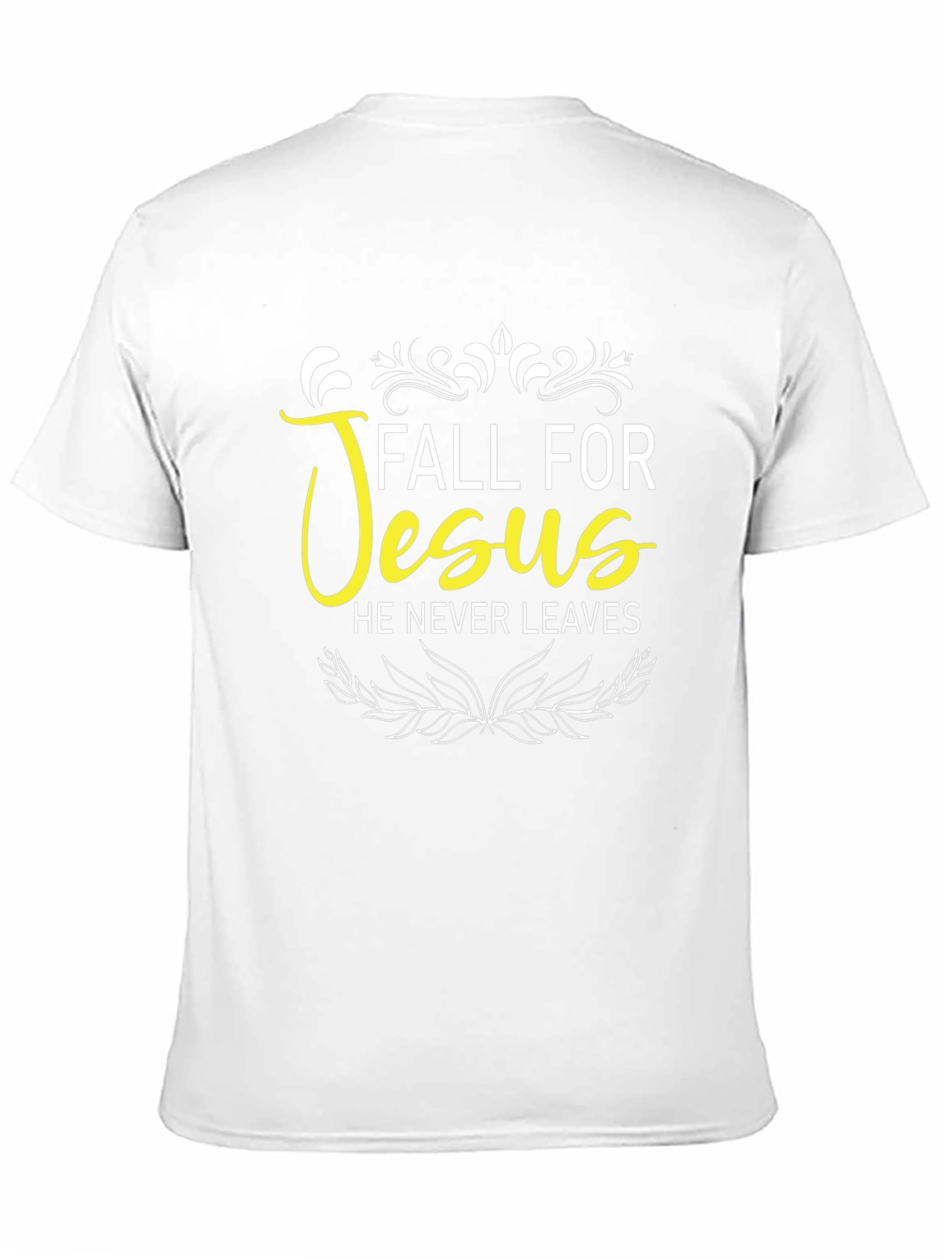 Fall for Jesus Graphic Tee - Black