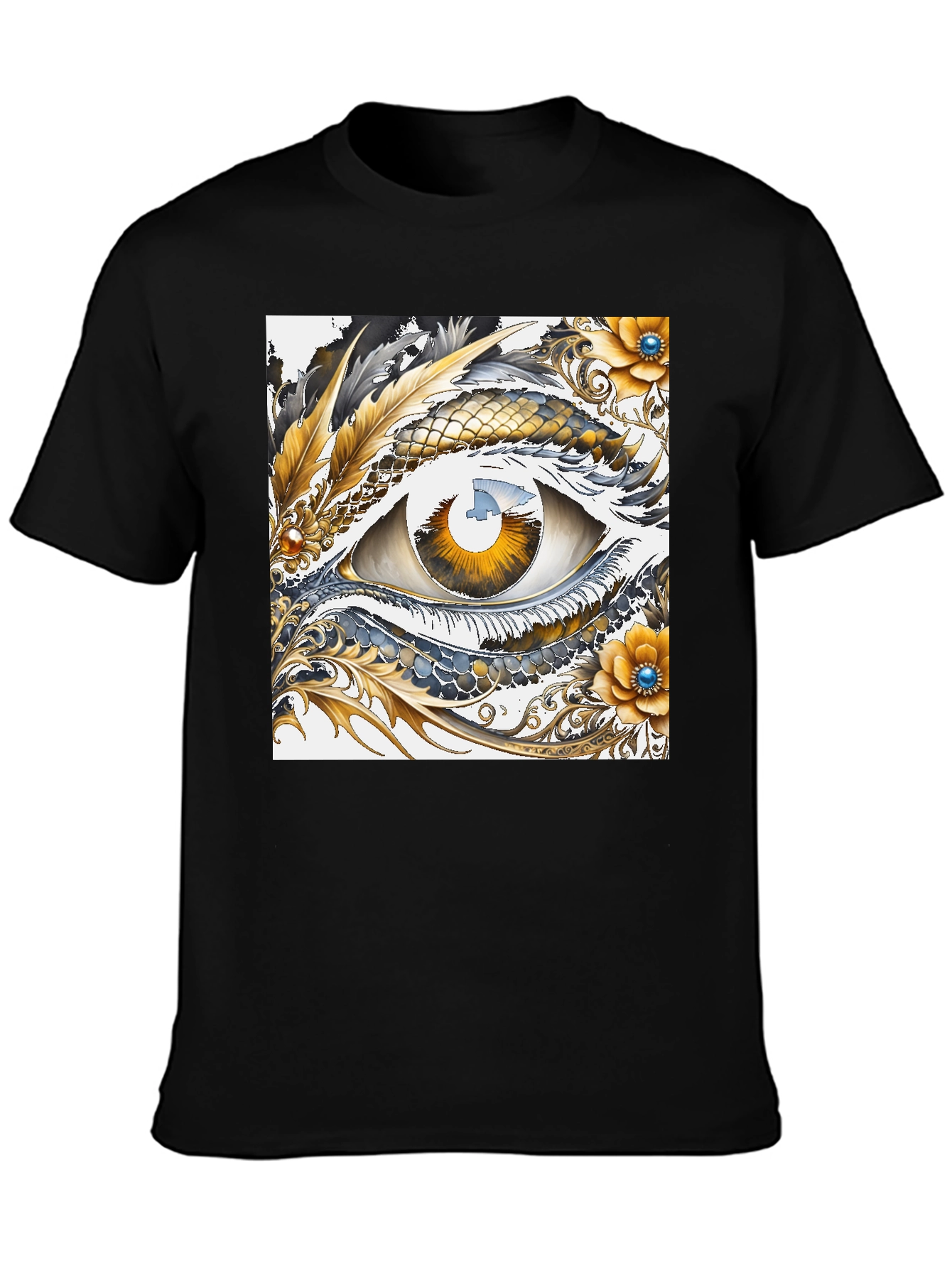 Eye Design Graphic Tee - Unique Art Shirt