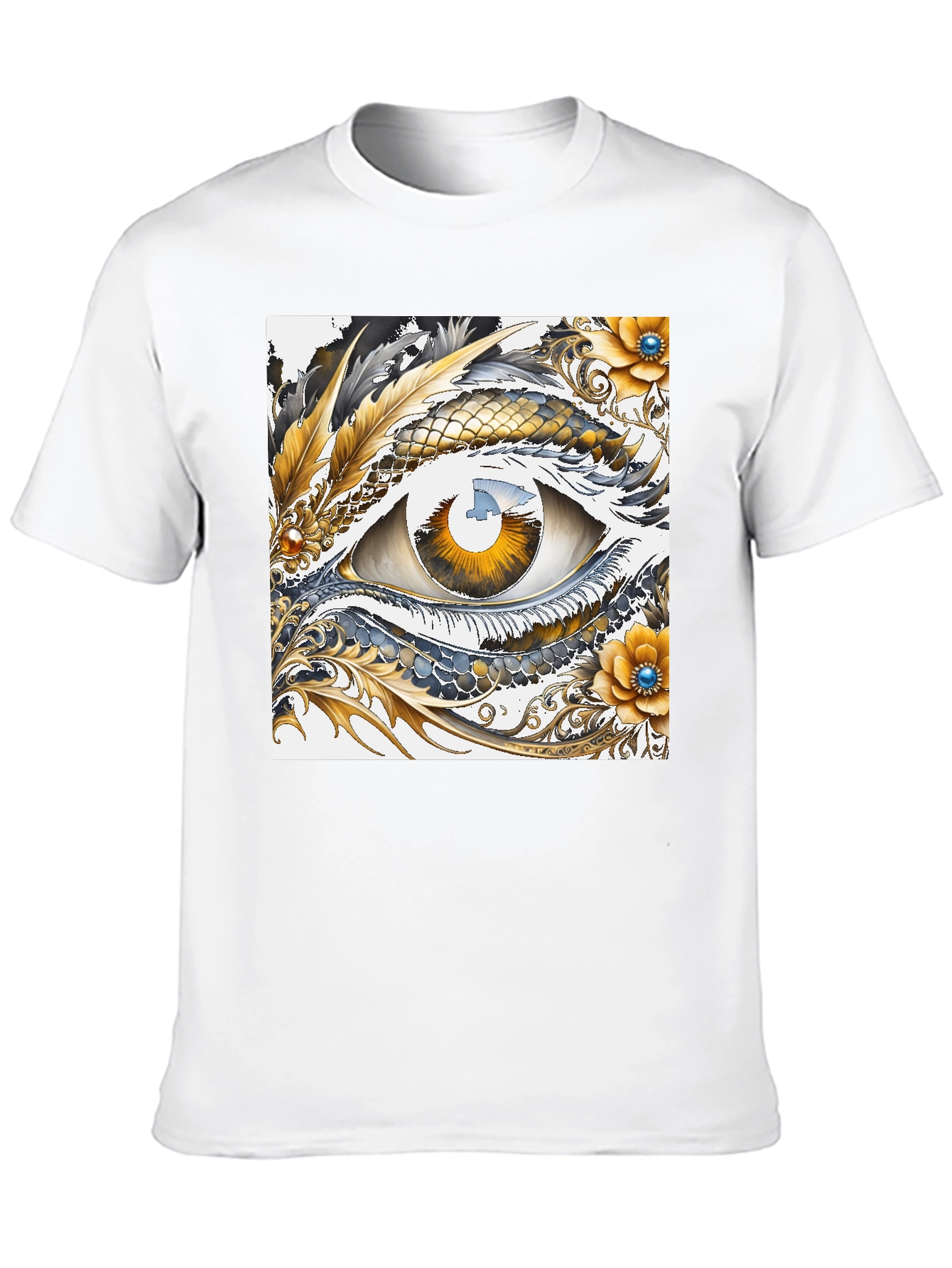 Eye Design Graphic Tee - Unique Art Shirt
