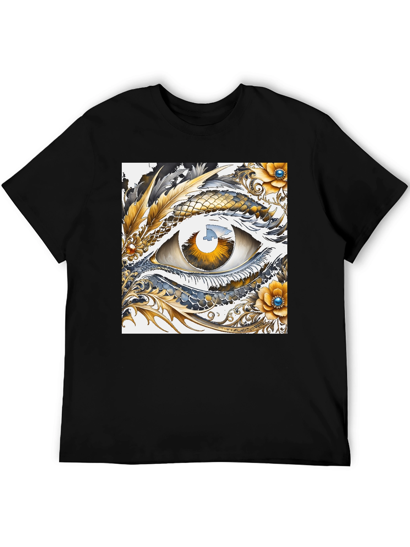 Eye Design Graphic Tee - Unique Art Shirt