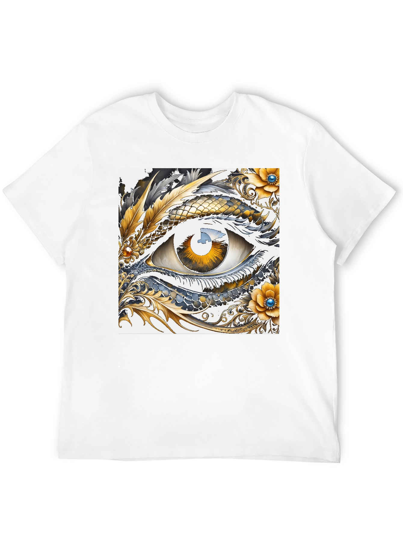 Eye Design Graphic Tee - Unique Art Shirt
