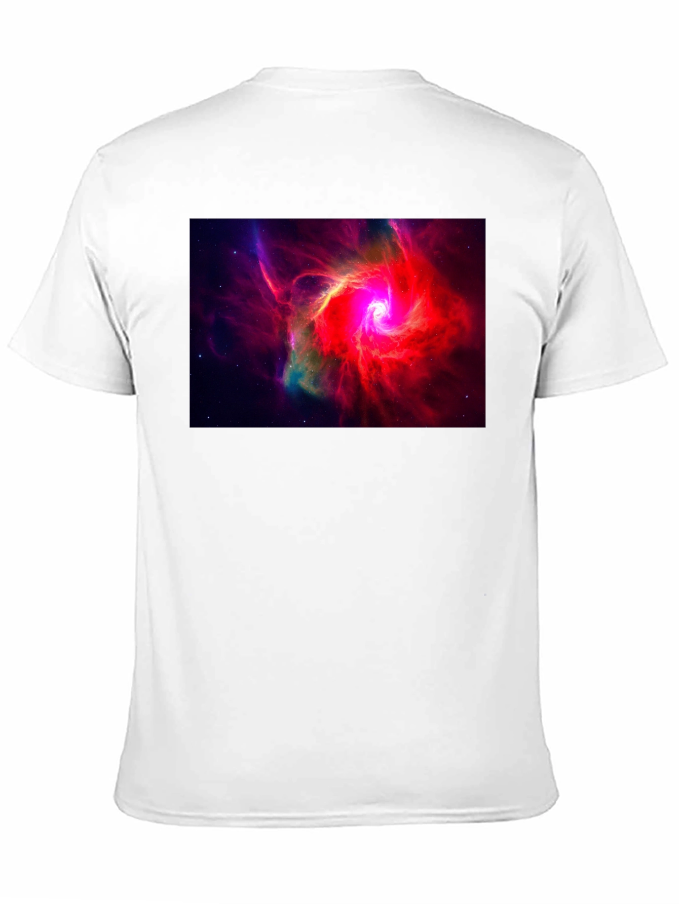 Nebula Graphic Black T-Shirt - Space Art Tee