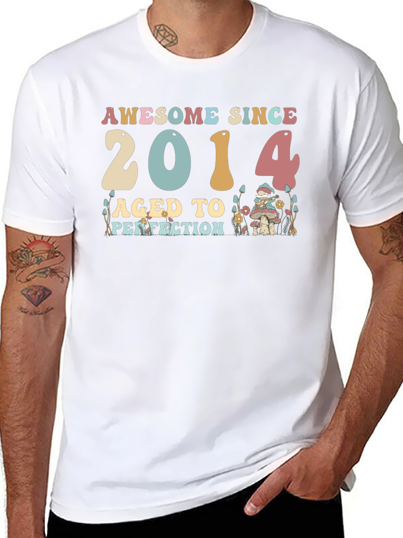 Awesome Since 2014 Birthday T-Shirt