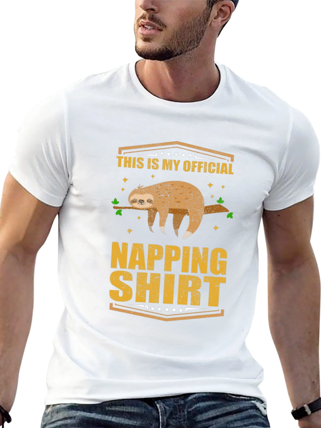 Official Napping Shirt Sloth Tee