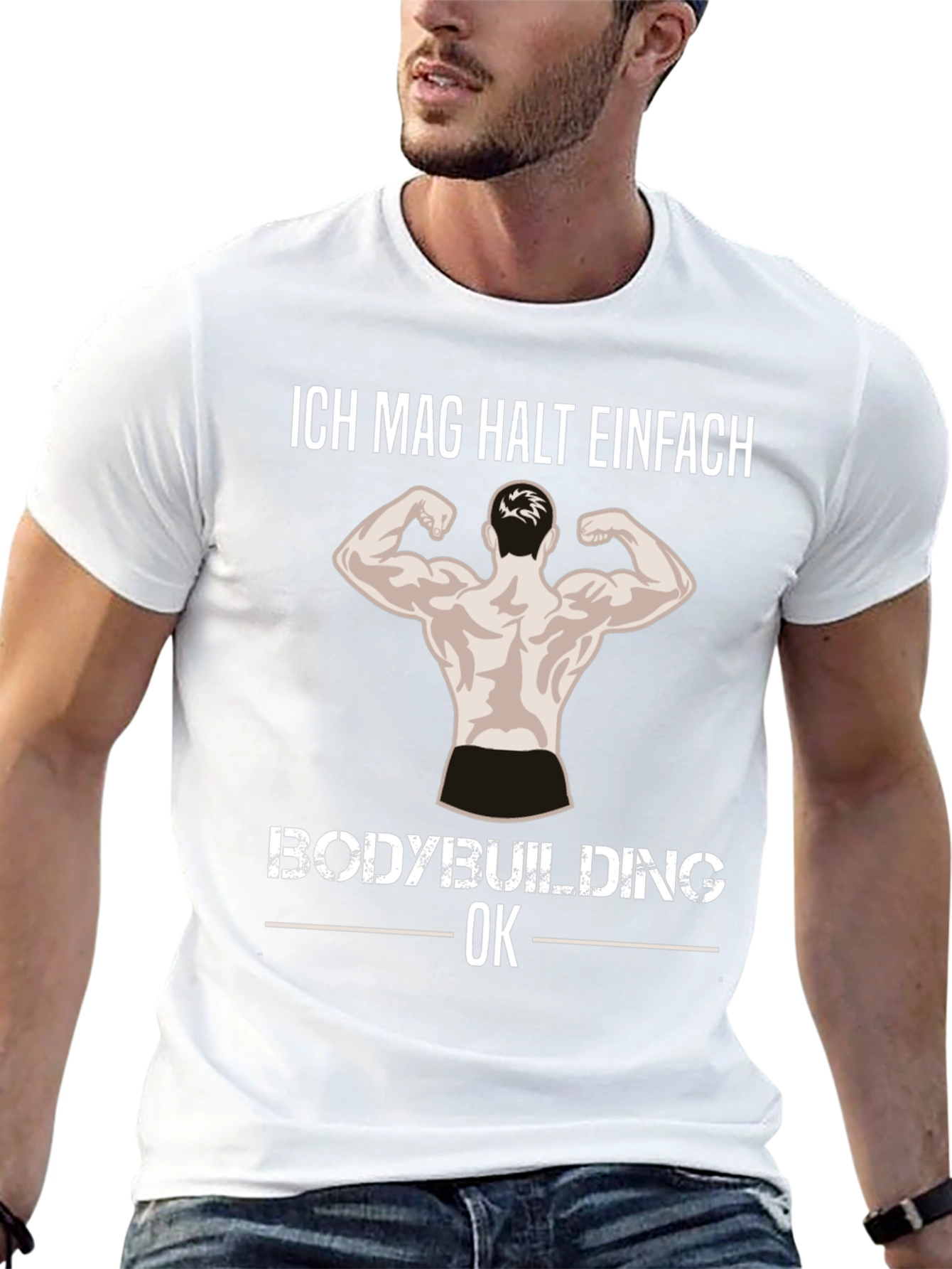 Bodybuilding Graphic Tee - Ich Mag Halt Einfach