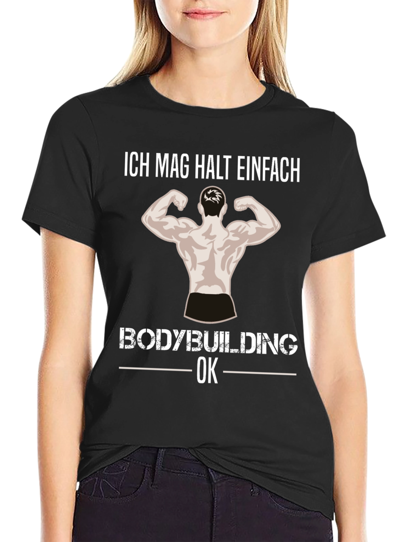 Bodybuilding Graphic Tee - Ich Mag Halt Einfach