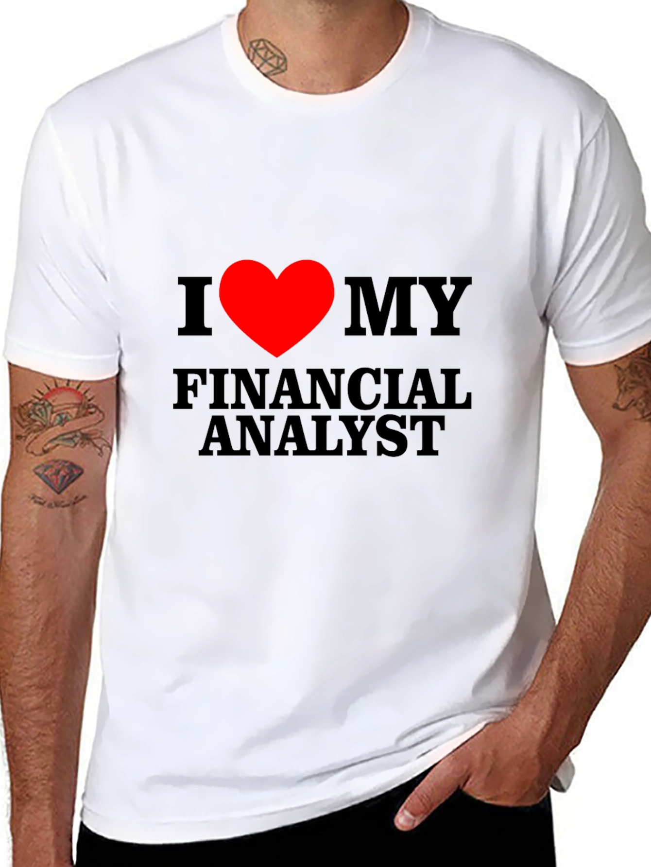 I Heart My Financial Analyst T-Shirt
