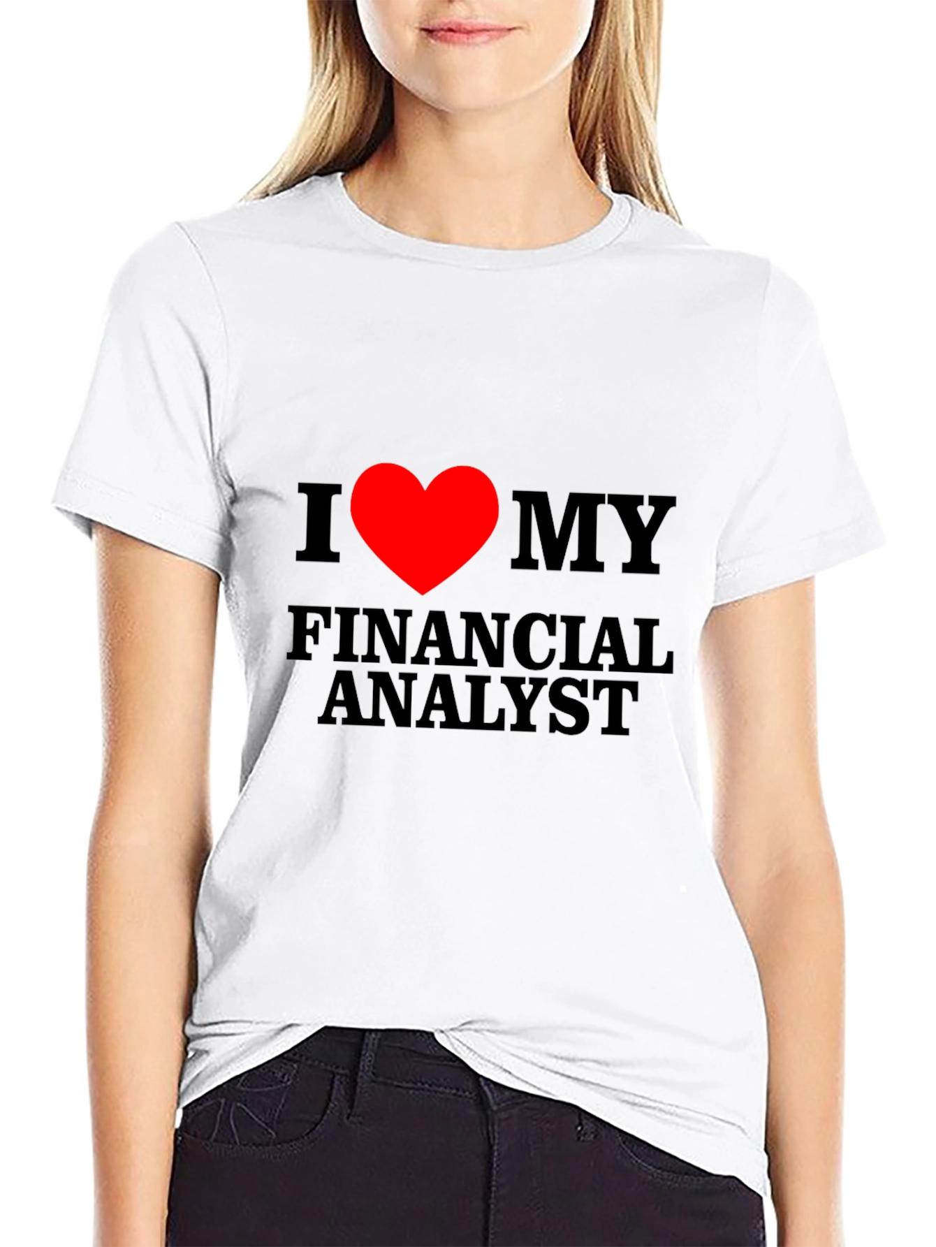 I Heart My Financial Analyst T-Shirt