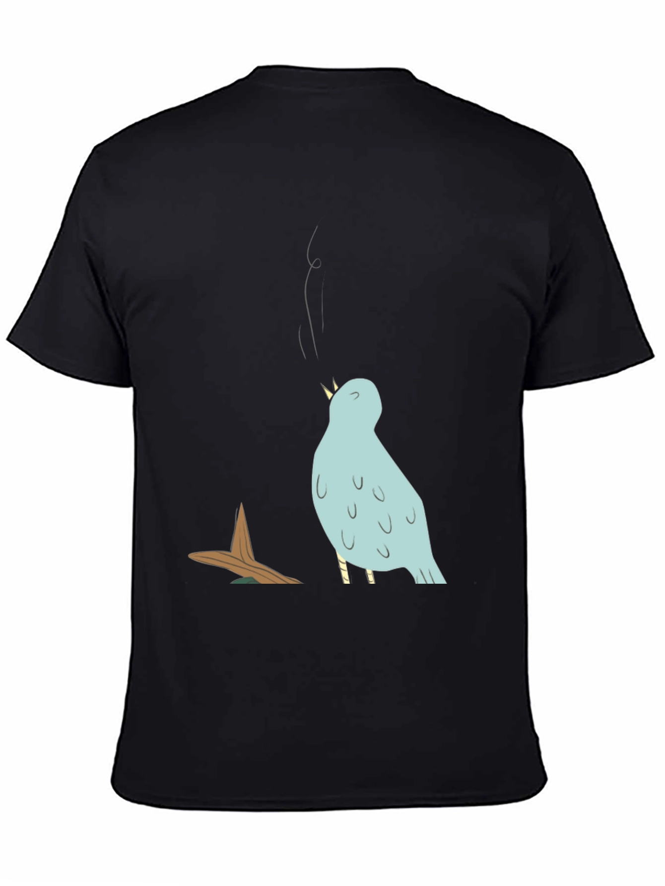 Bird Graphic T-Shirt - Casual Cotton Tee