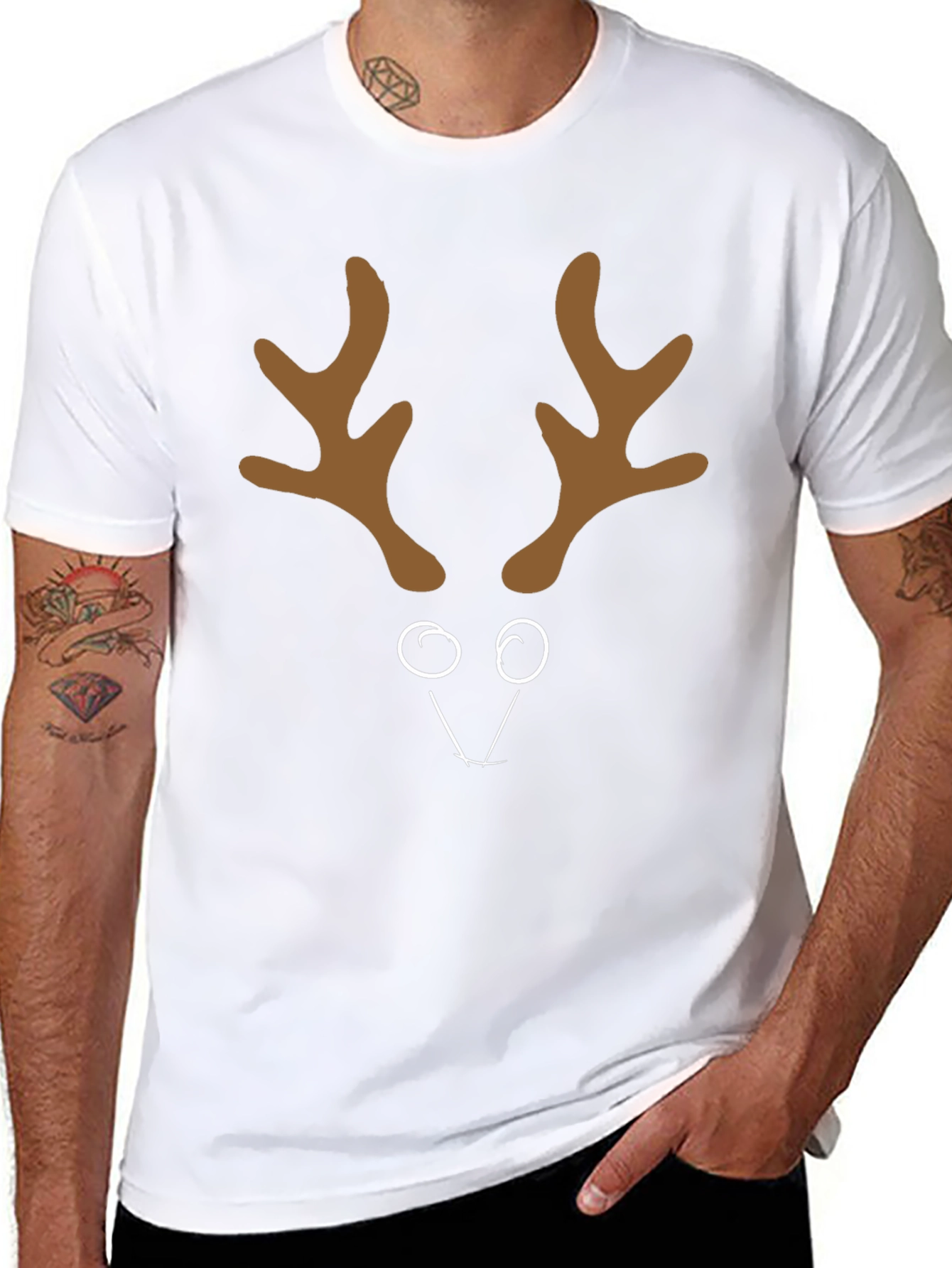Reindeer Antler Graphic Tee