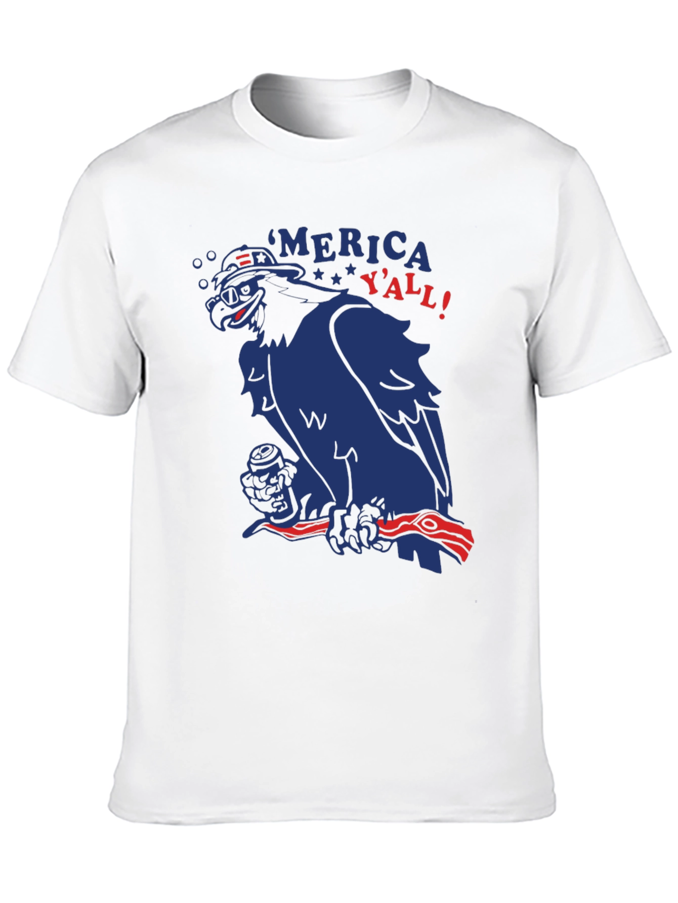 Patriotic Eagle Merica Yall! T-Shirt