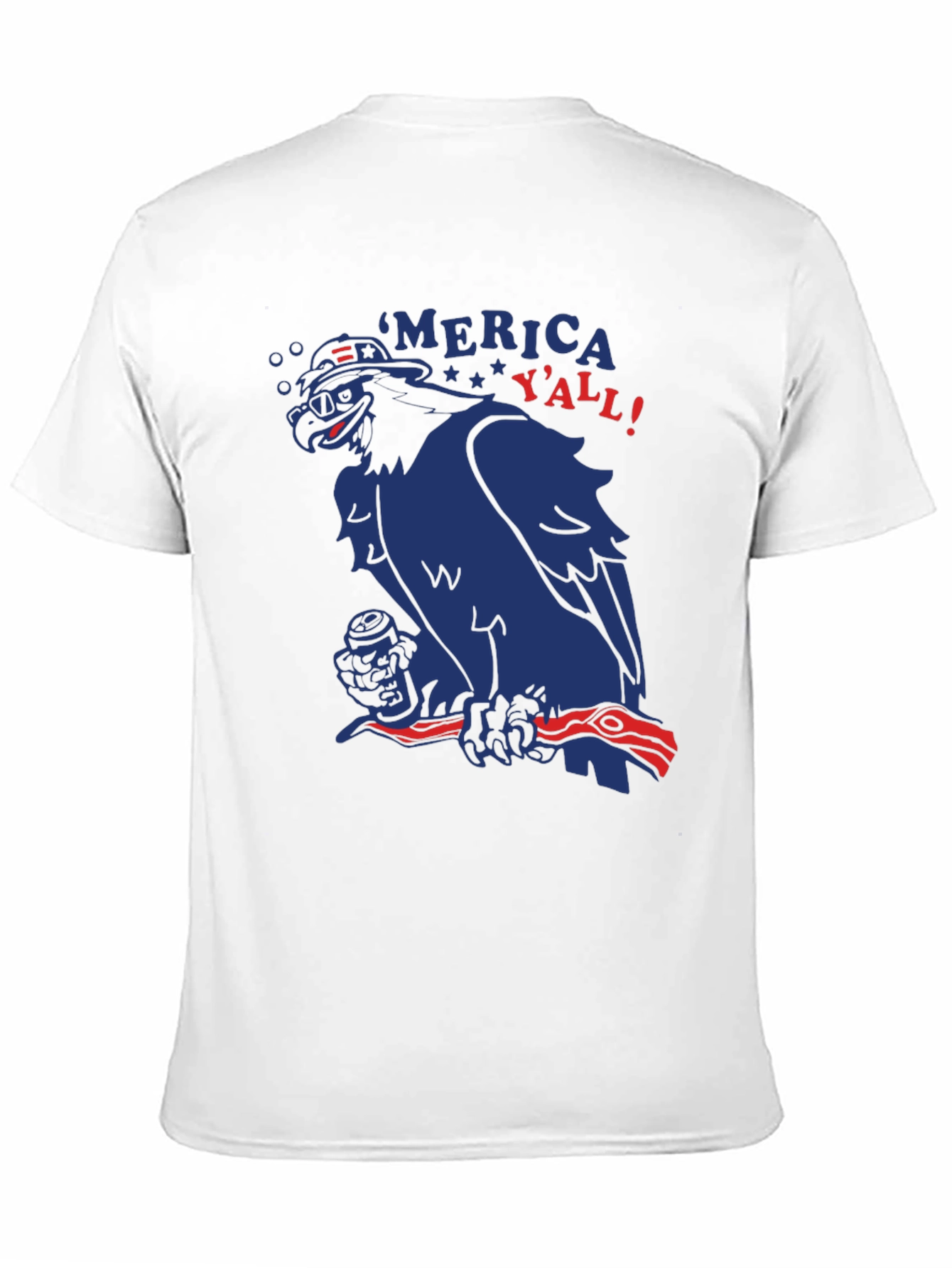 Patriotic Eagle Merica Yall! T-Shirt