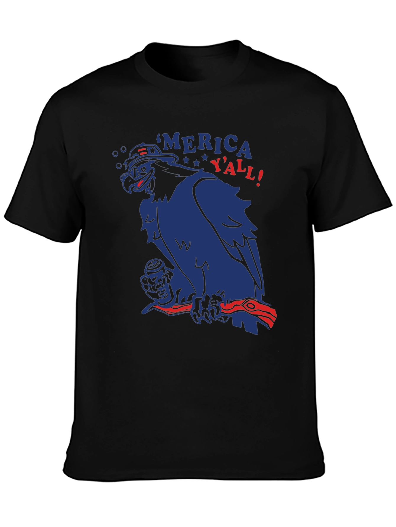 Patriotic Eagle Merica Yall! T-Shirt