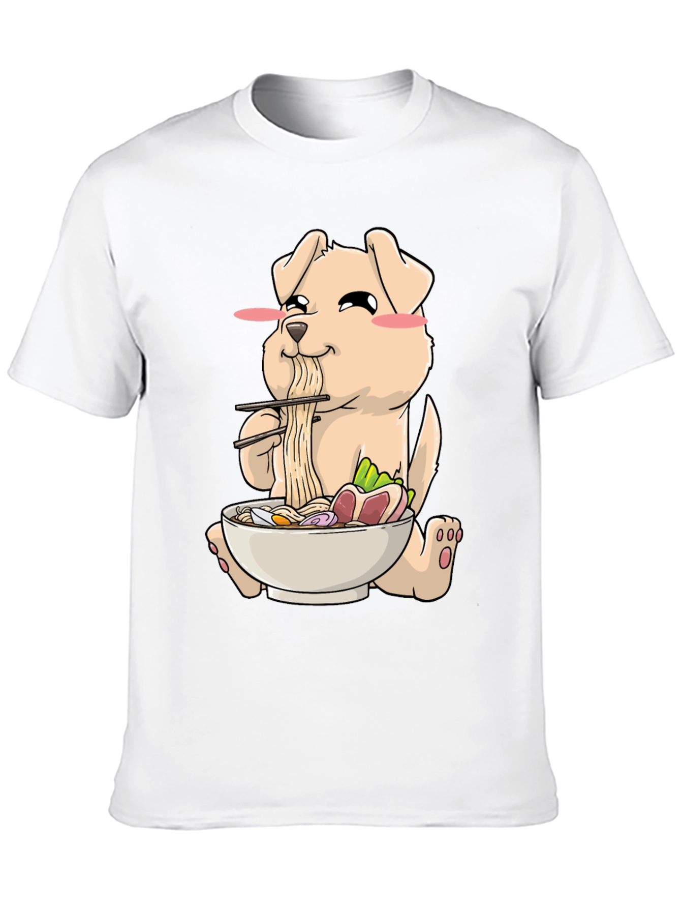 Ramen Dog T-Shirt - Cute Graphic Tee