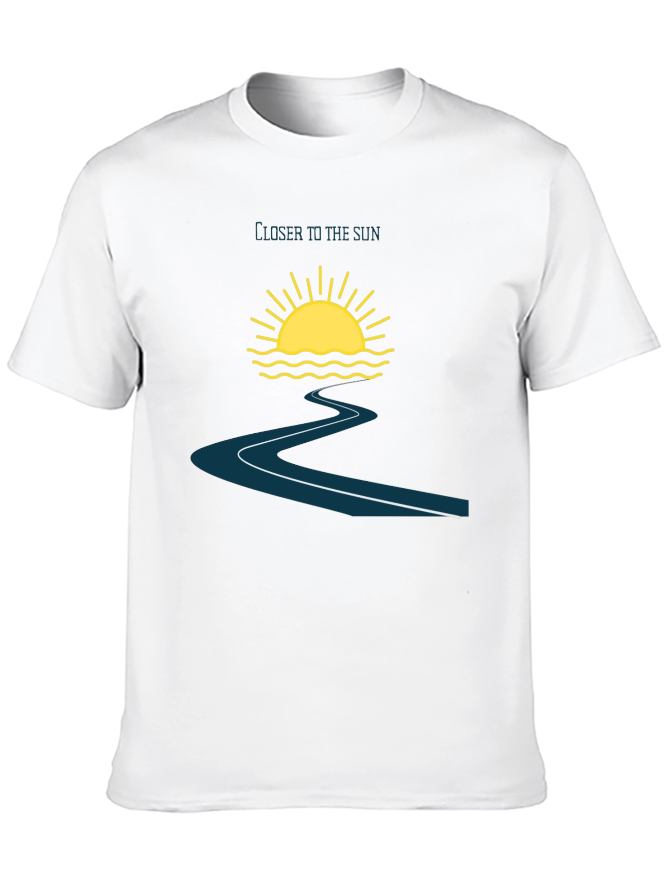 Closer to the Sun Black Graphic Tee