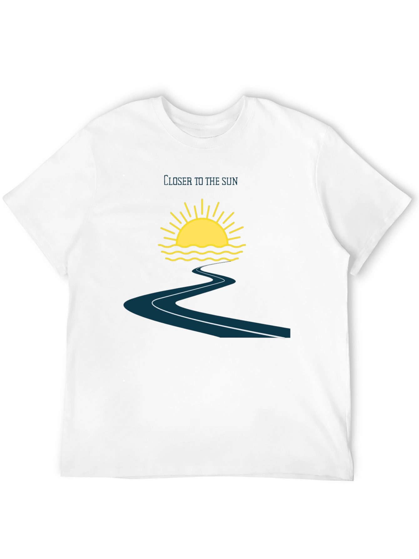 Closer to the Sun Black Graphic Tee