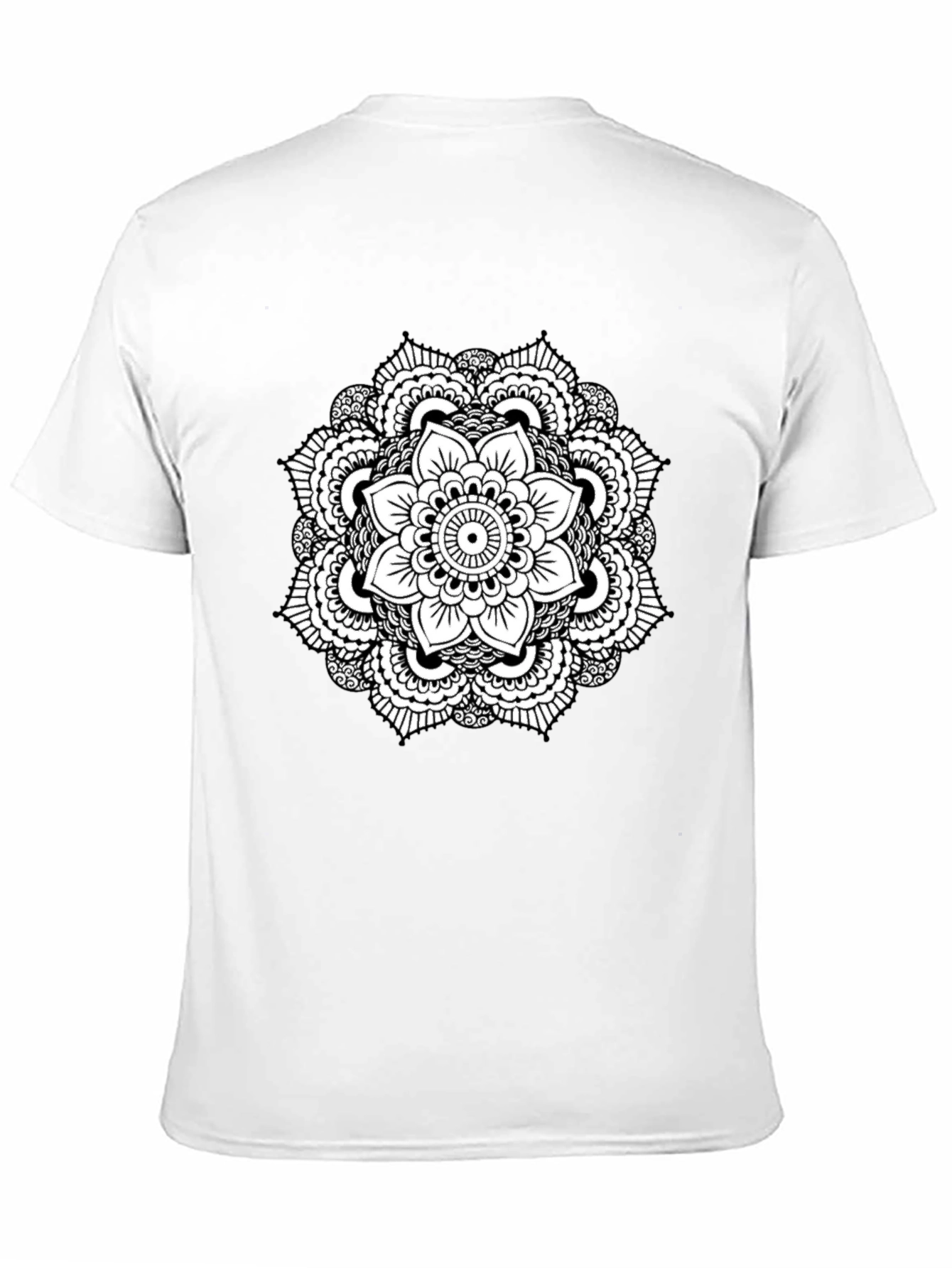 Black Mandala T-Shirt - Stylish Graphic Tee