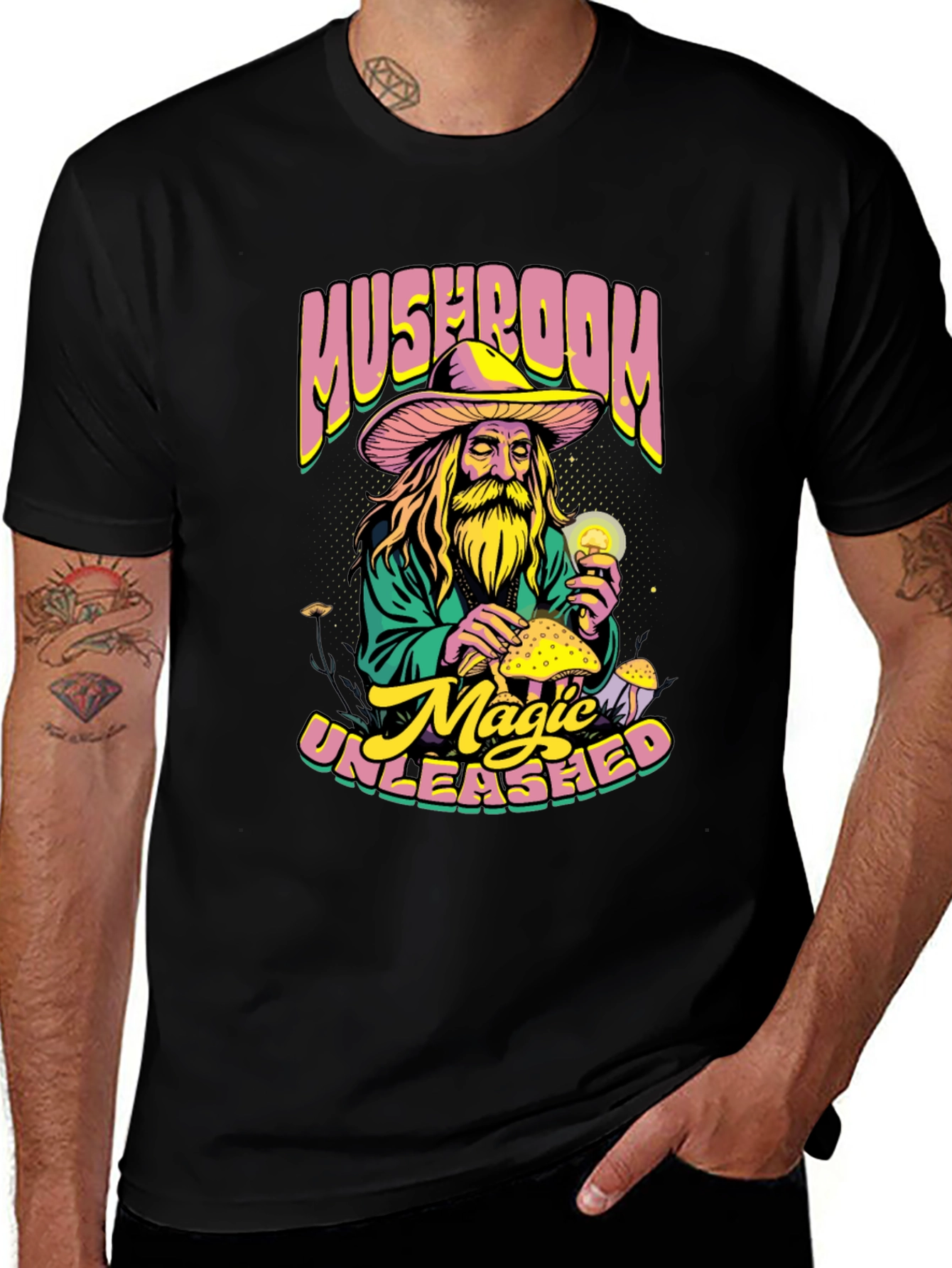 Mushroom Magic Unleashed Graphic Tee