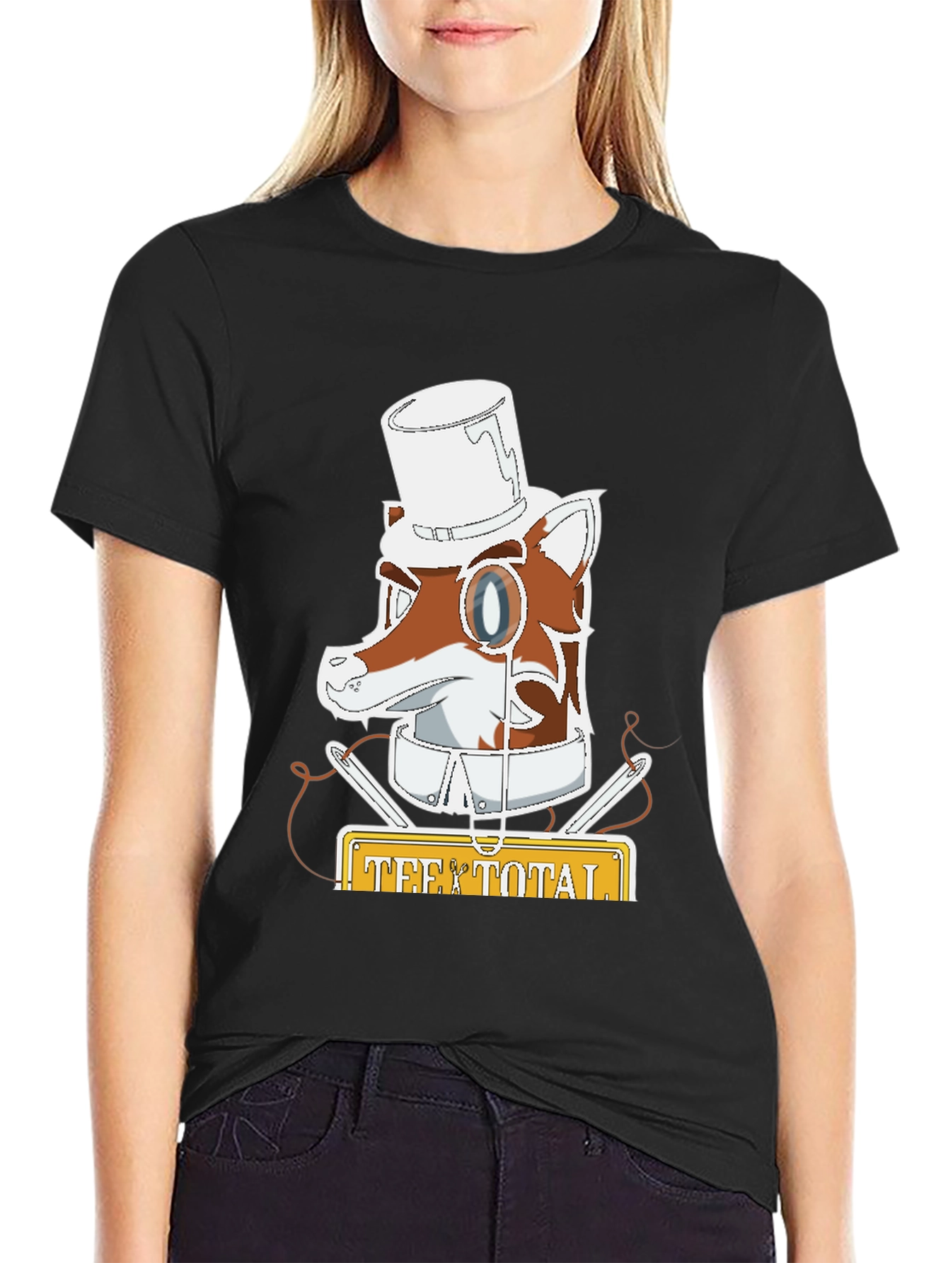 Tee Total Fox Gentleman Graphic T-Shirt