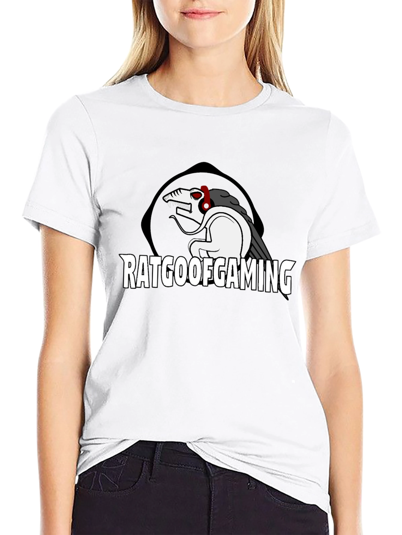 RatGooGaming Black T-Shirt - Gamer Apparel