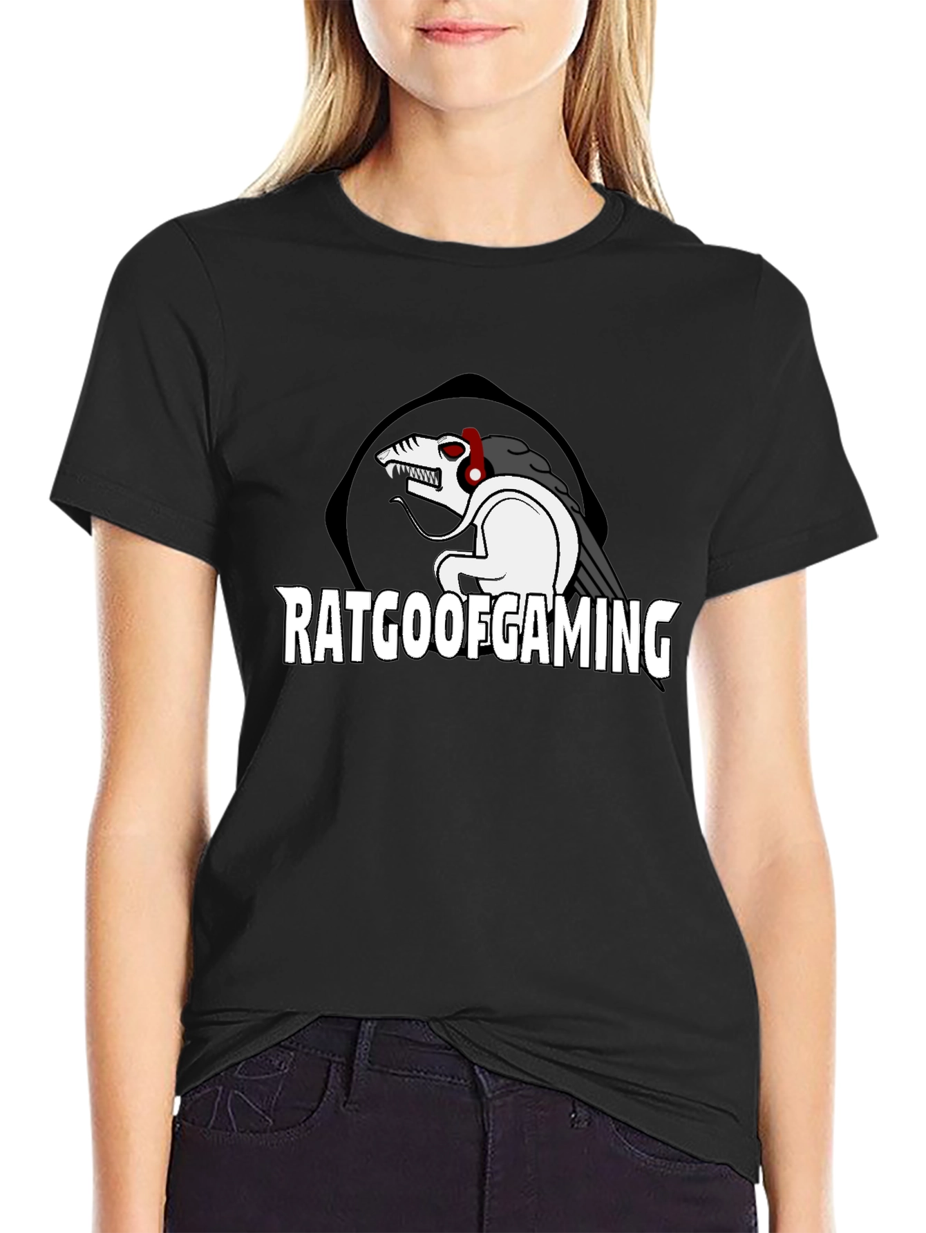 RatGooGaming Black T-Shirt - Gamer Apparel