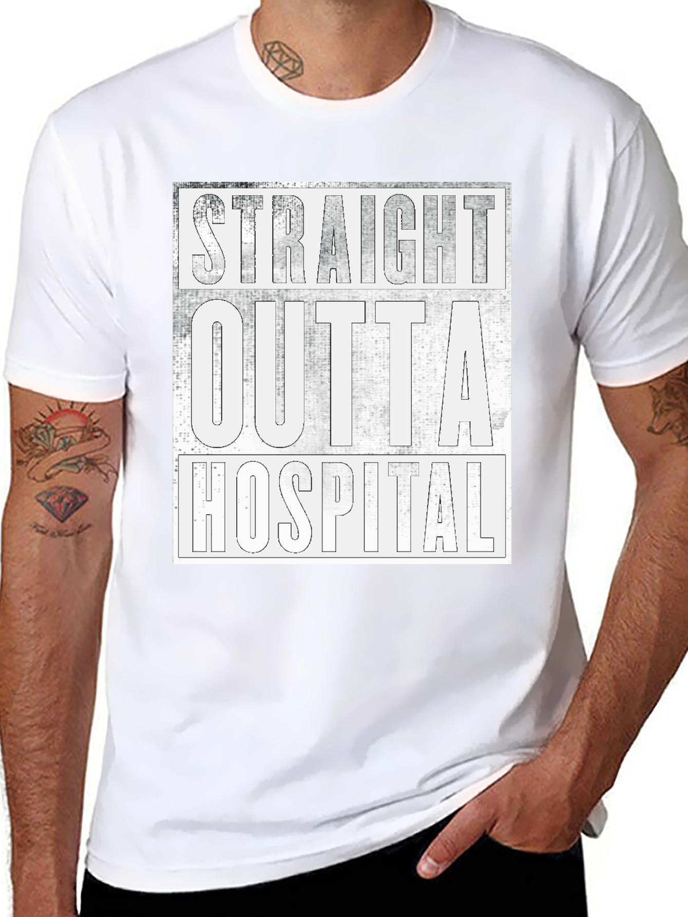 Straight Outta Hospital Graphic Tee