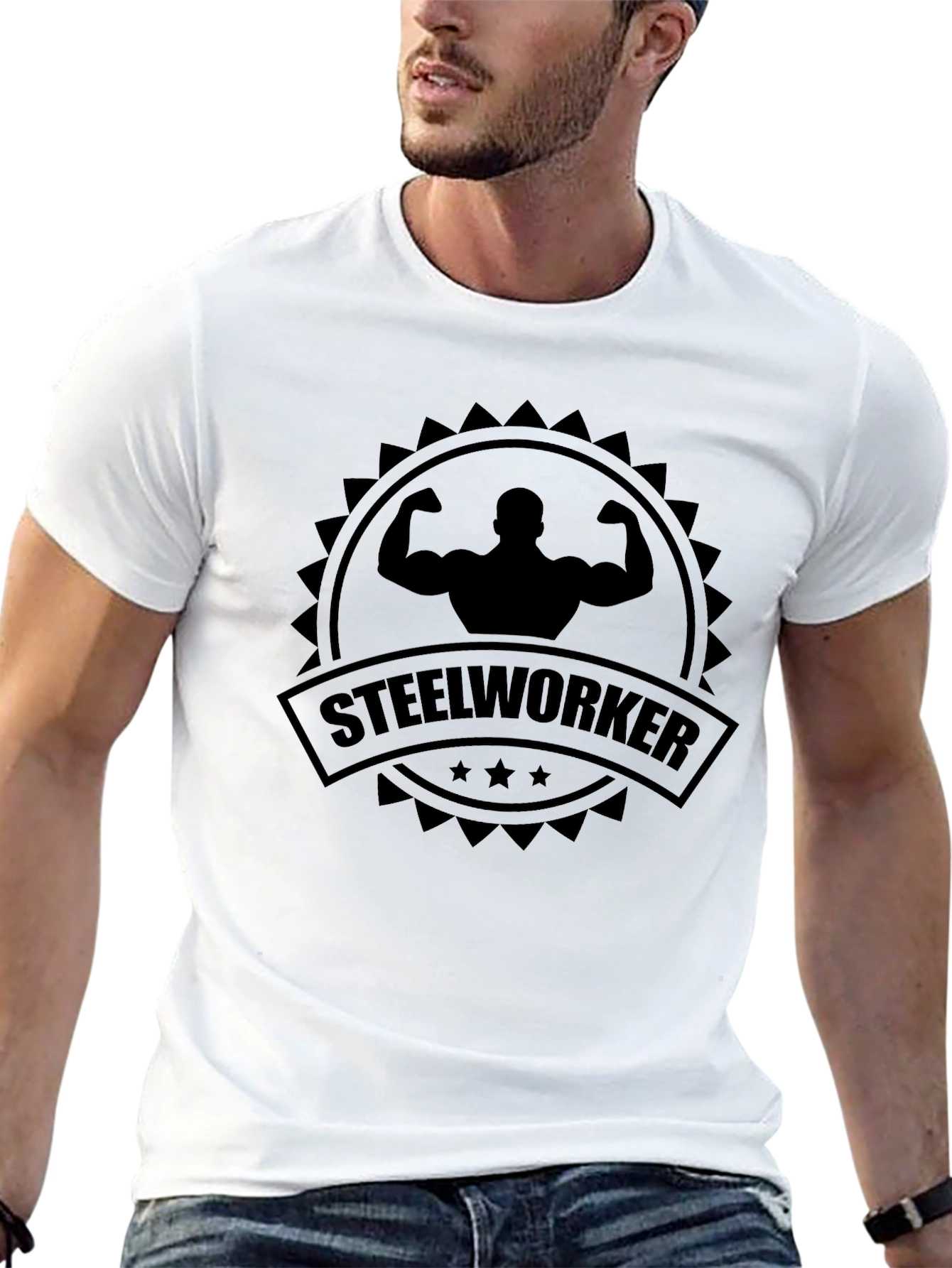 Steelworker Graphic Tee - Black