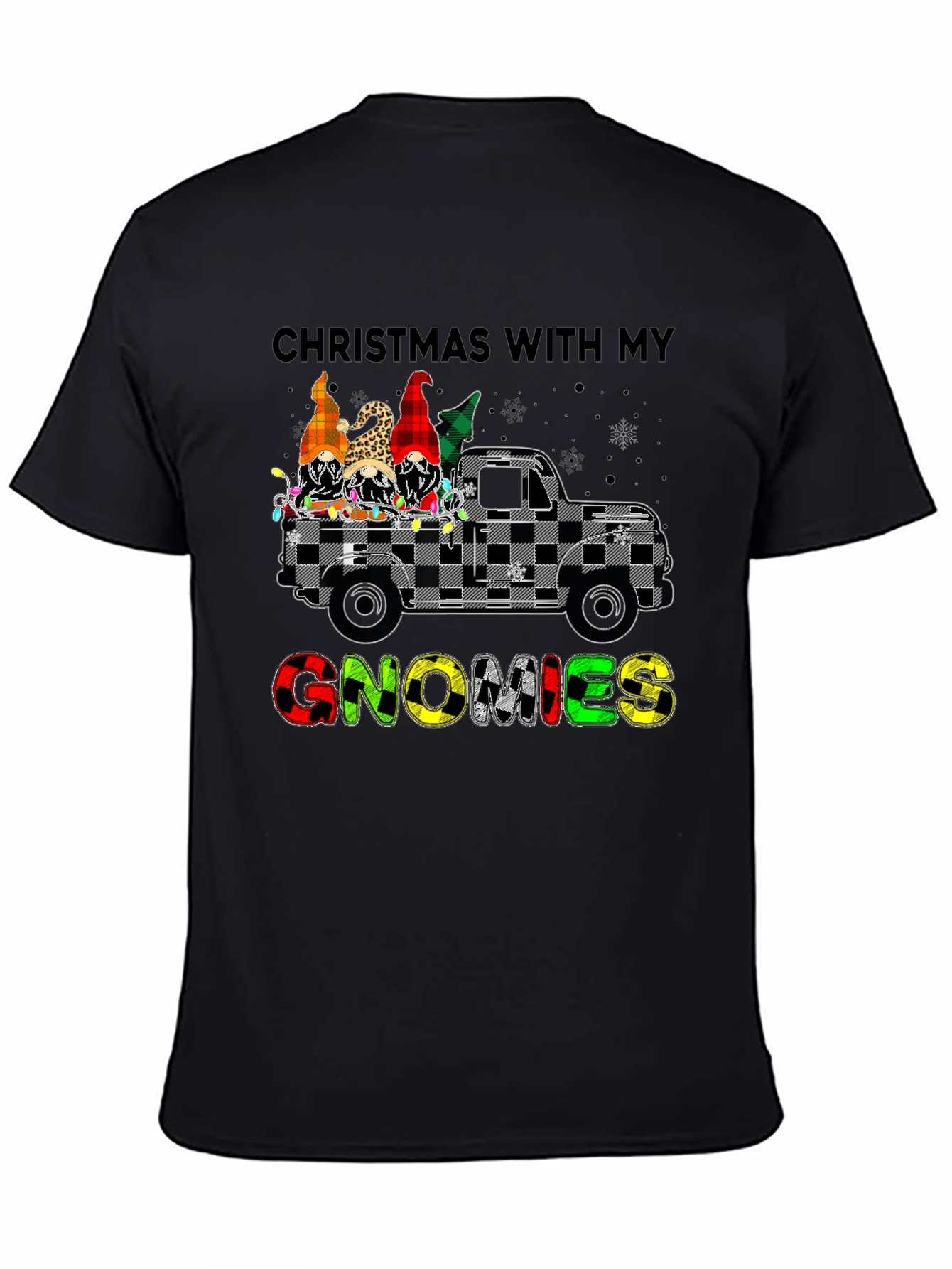 Christmas With My Gnomies Truck T-Shirt