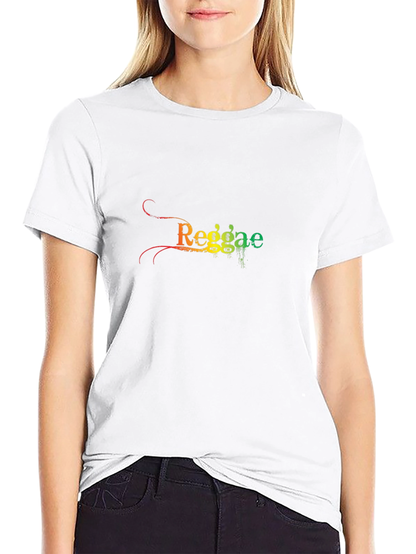 Reggae Rasta Style Black T-Shirt