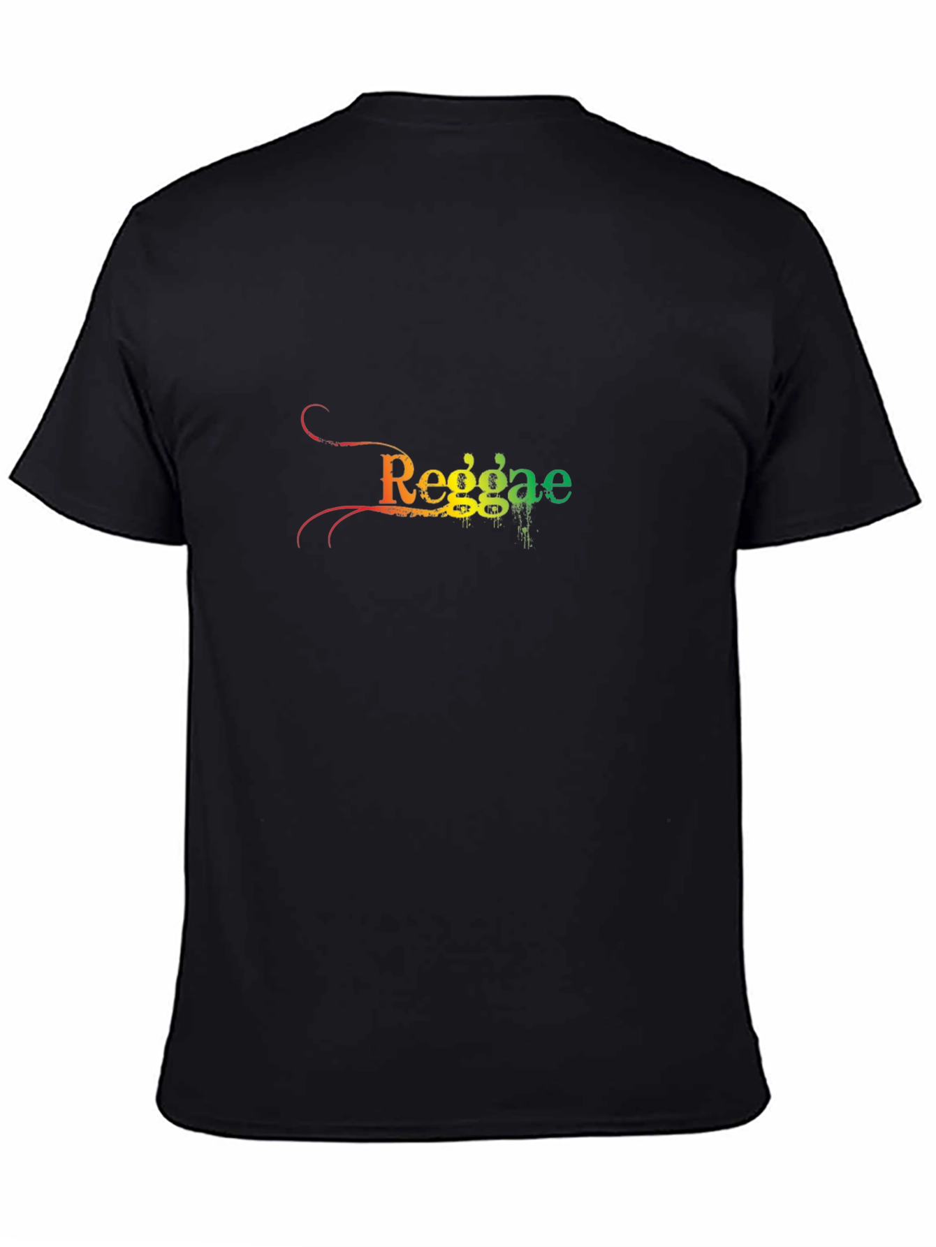 Reggae Rasta Style Black T-Shirt