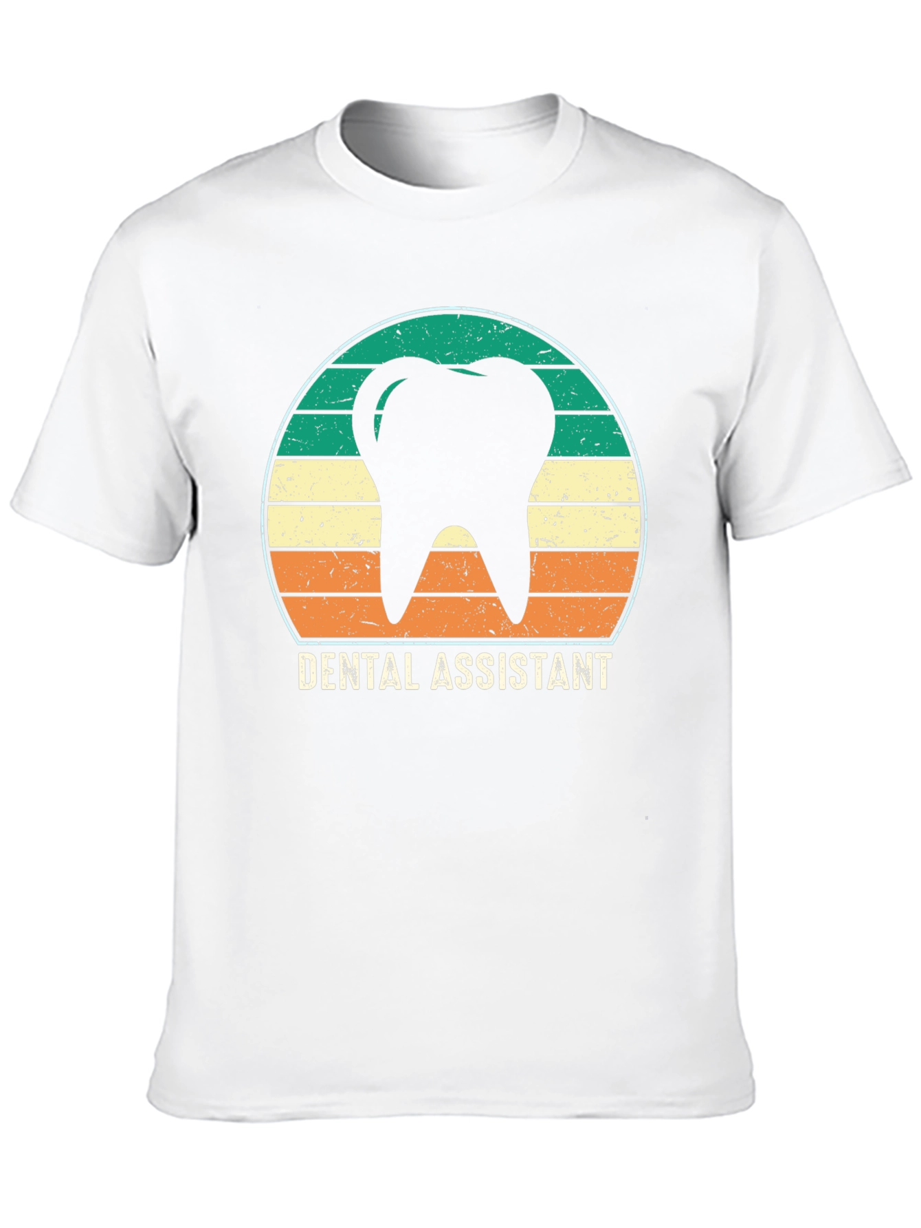Dental Assistant Retro Tooth Graphic T-Shirt