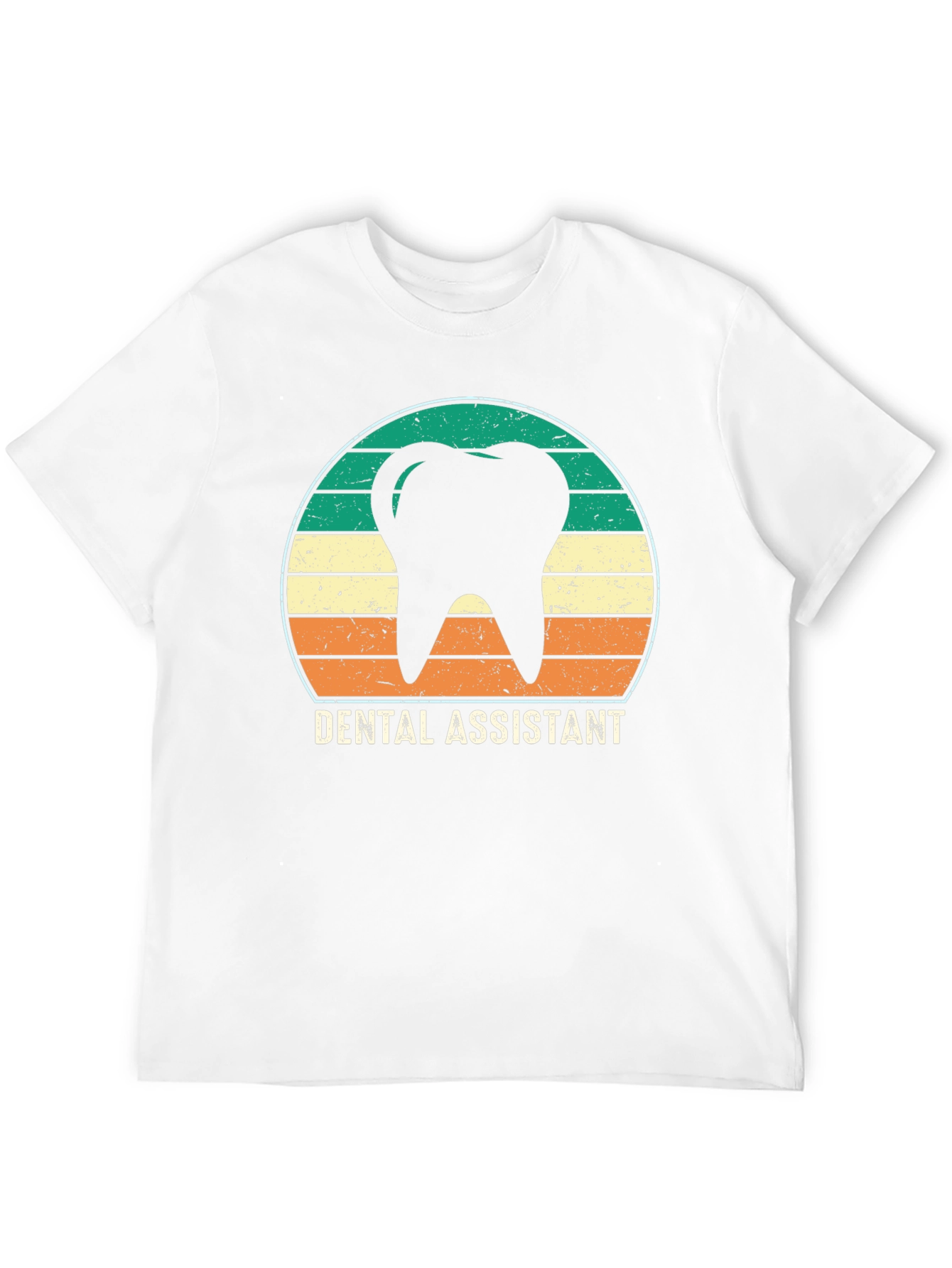Dental Assistant Retro Tooth Graphic T-Shirt