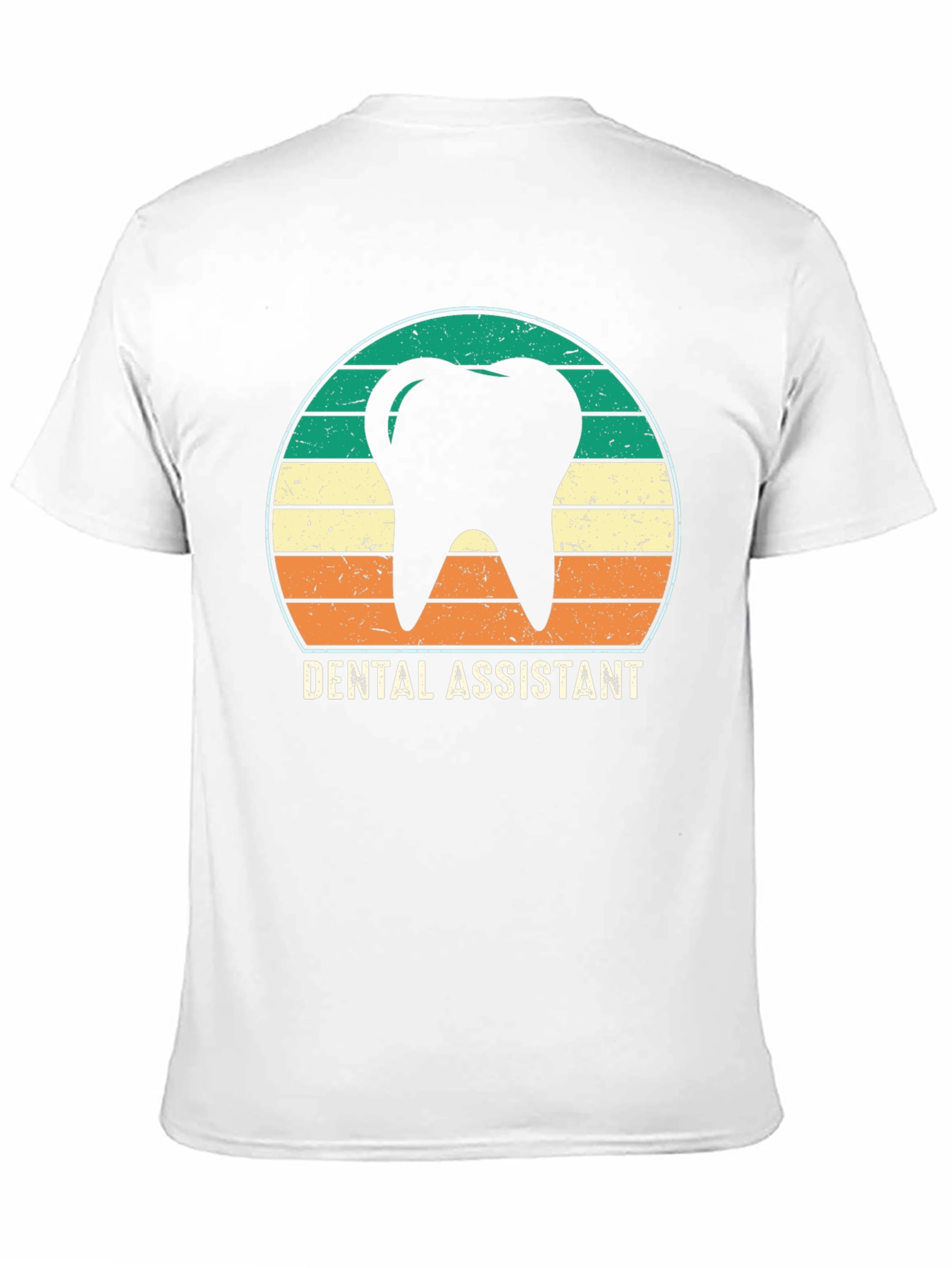 Dental Assistant Retro Tooth Graphic T-Shirt