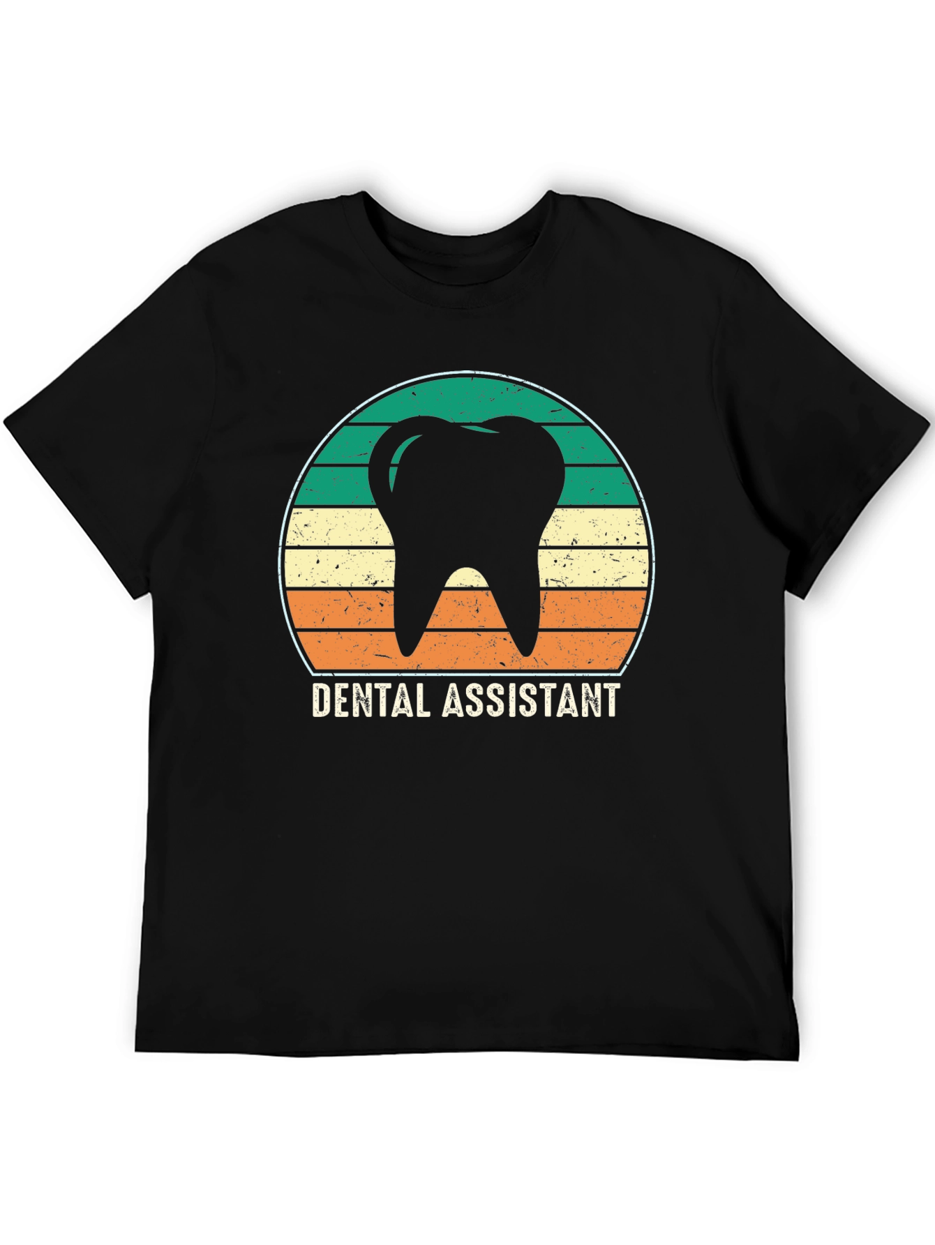 Dental Assistant Retro Tooth Graphic T-Shirt