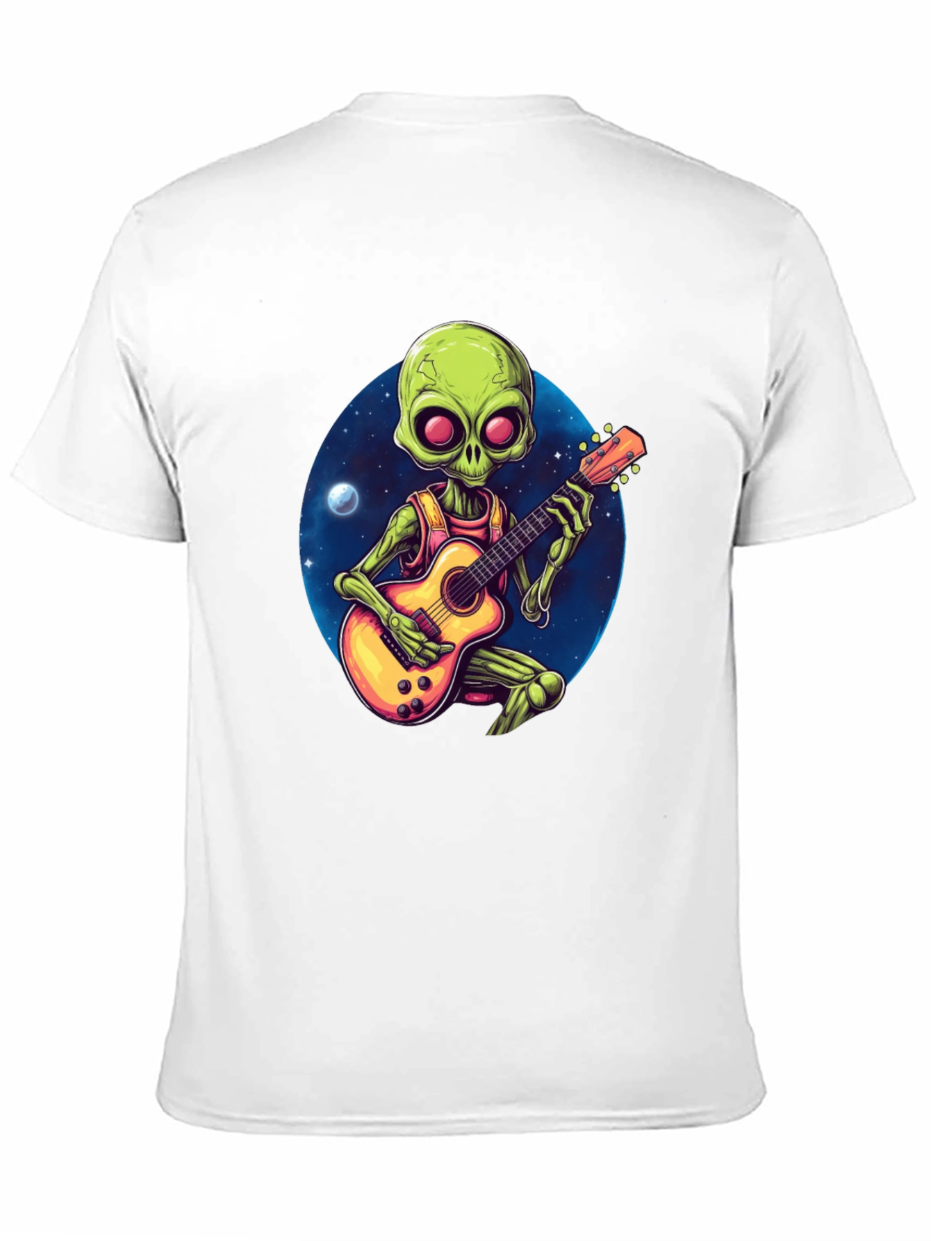 Alien Guitarist T-Shirt - Black