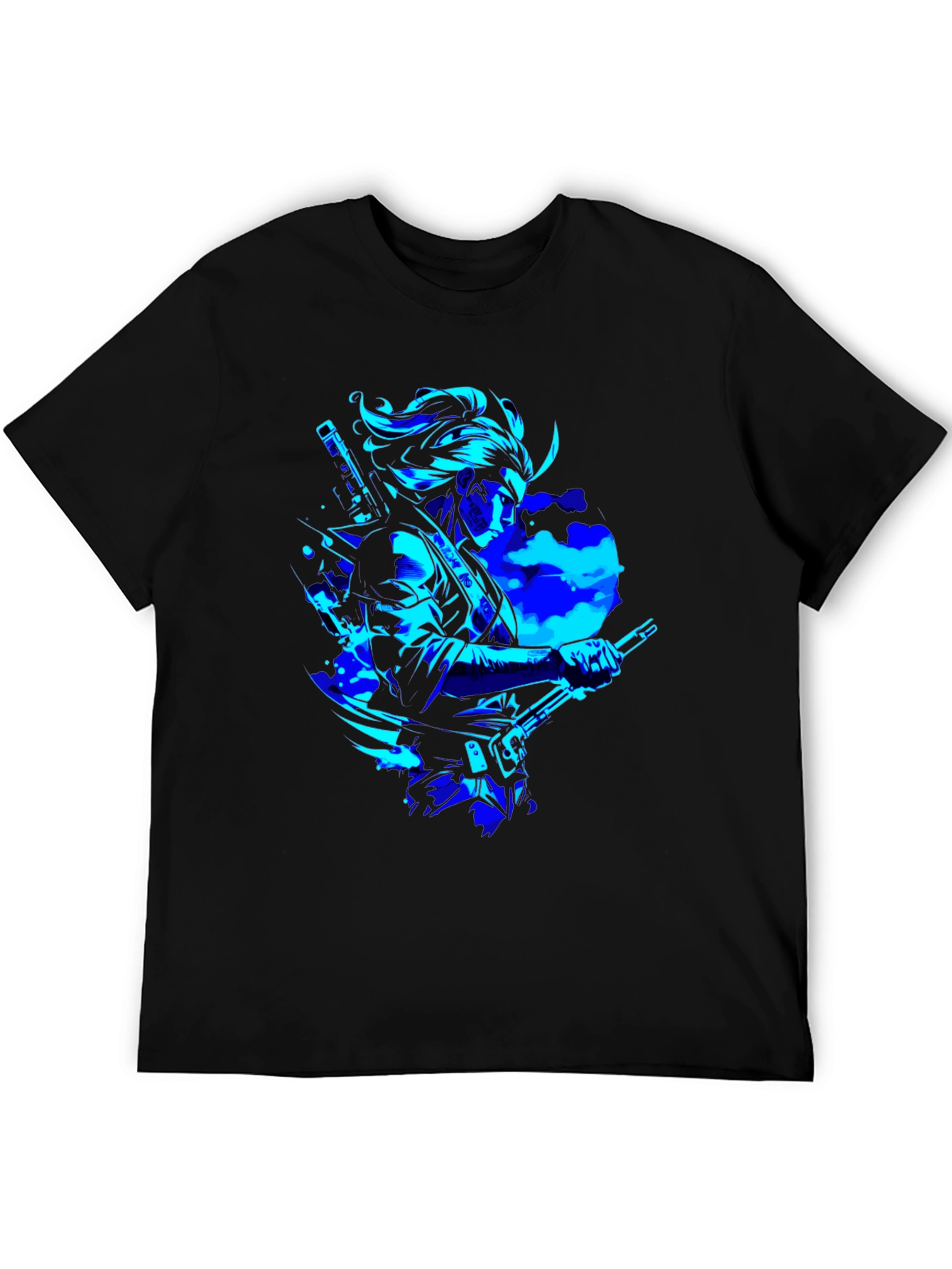 Cyber Samurai Graphic T-Shirt