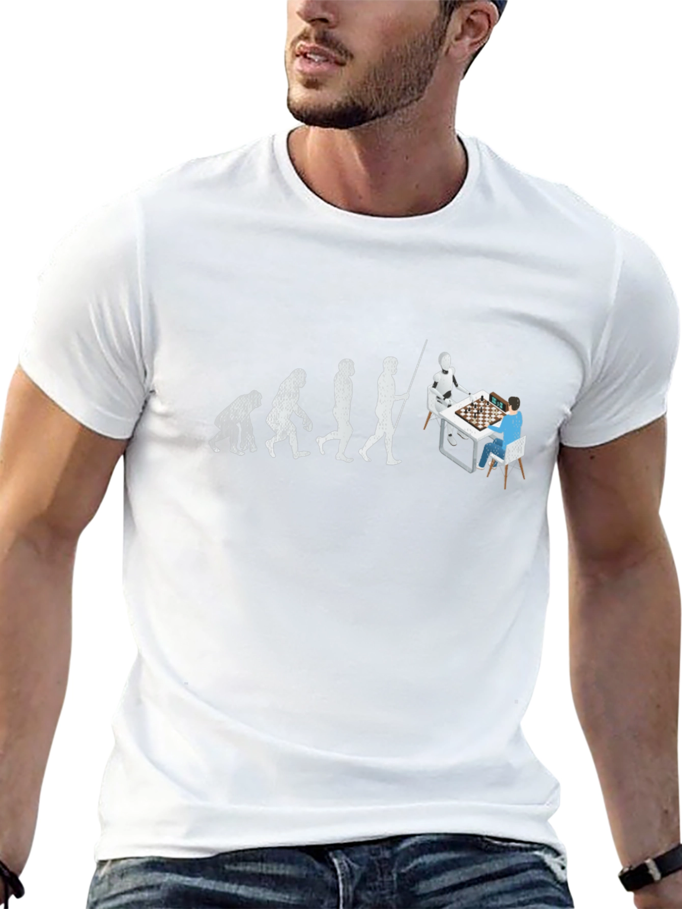 Chess Evolution Graphic T-Shirt