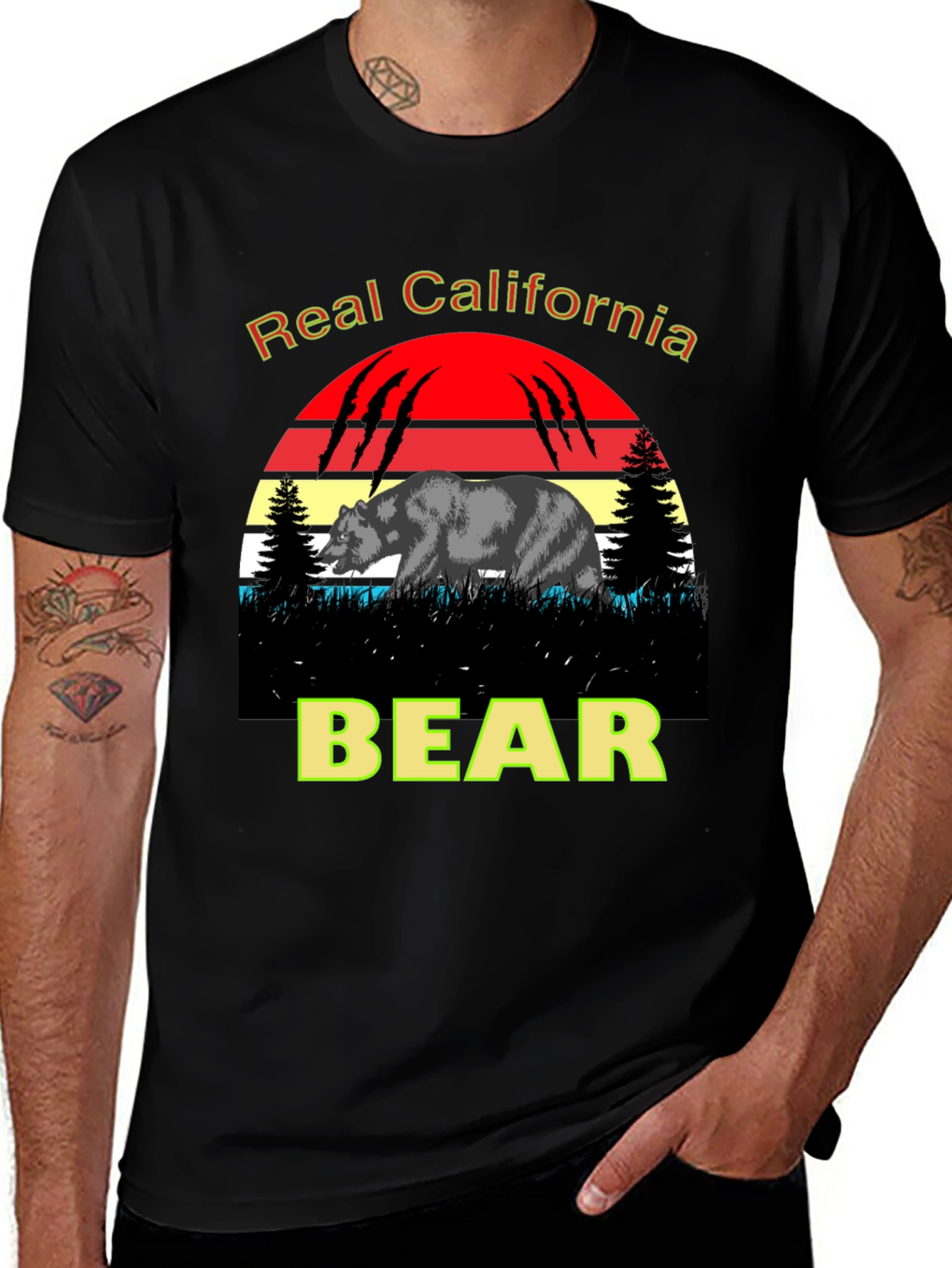 Real California Bear T-Shirt