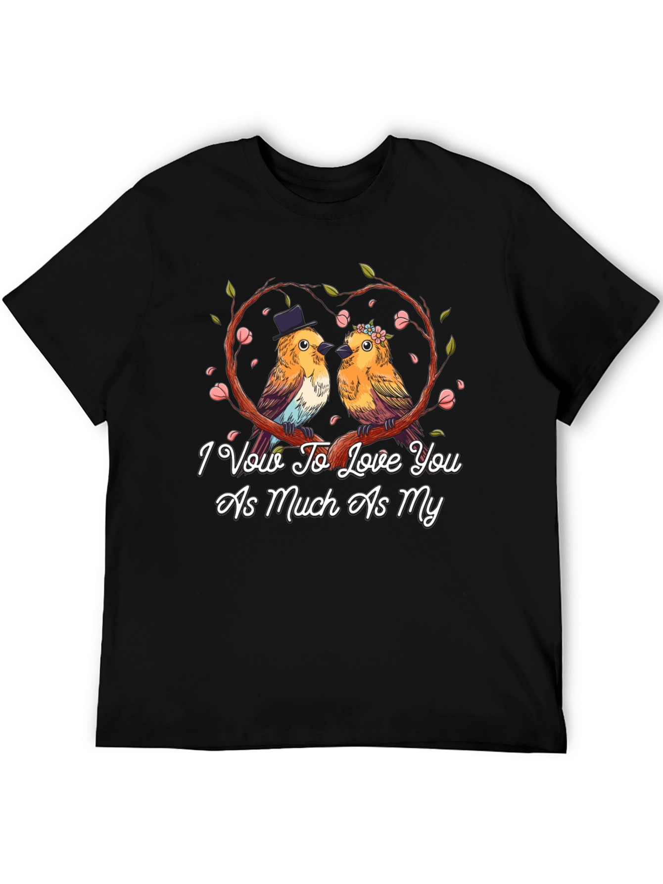 Love Birds Graphic Tee - Wedding Anniversary Gift