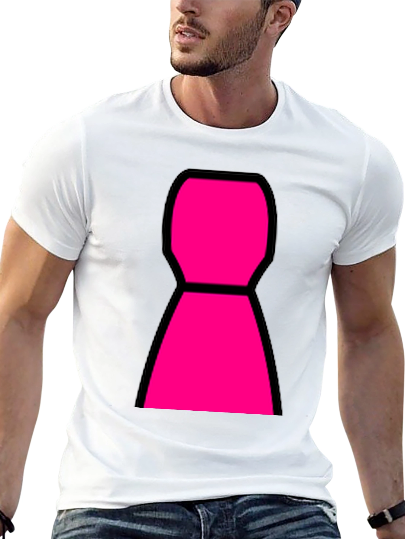 Abstract Geometric Graphic T-Shirt