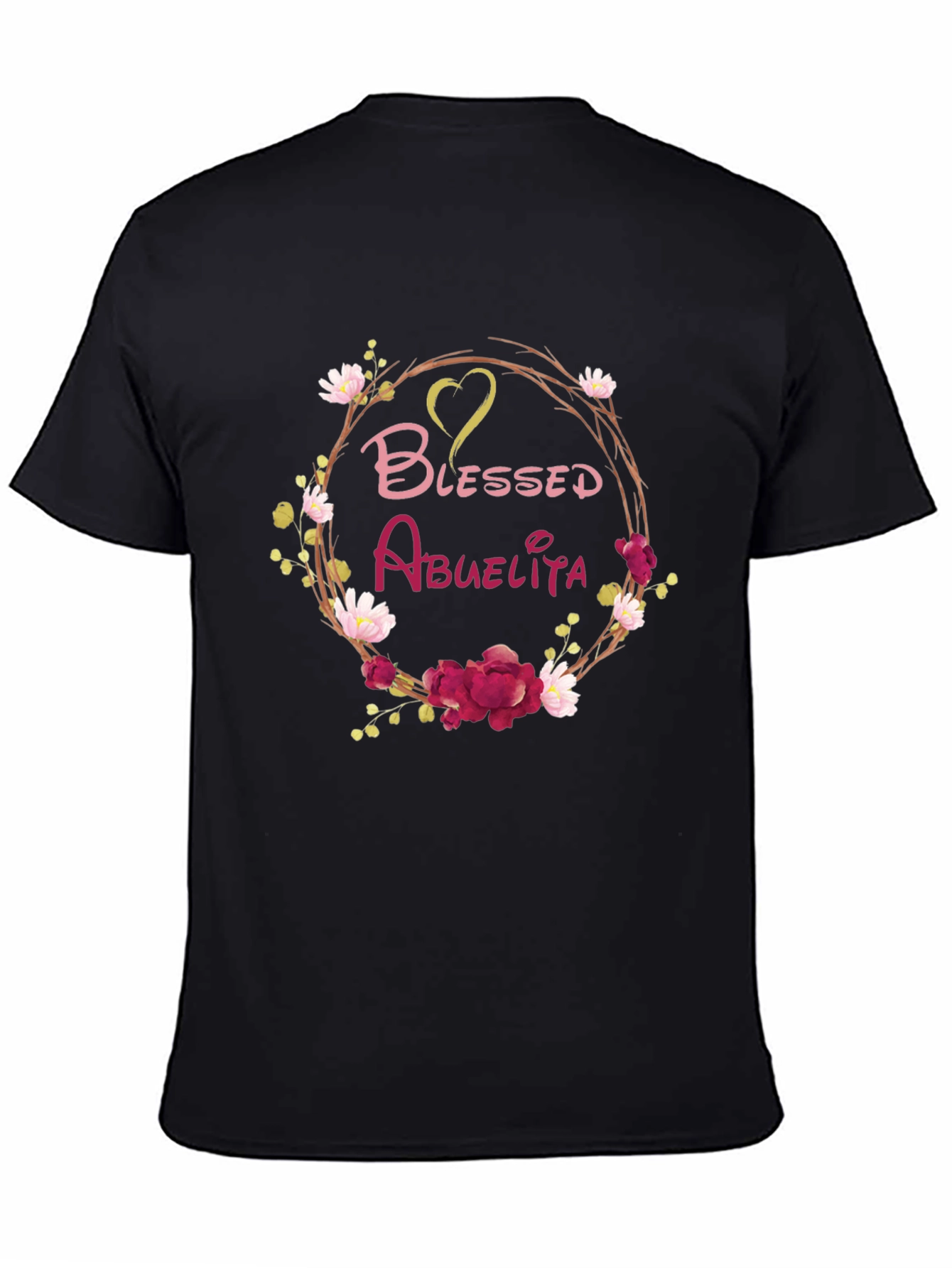 Blessed Abuelita Floral T-Shirt