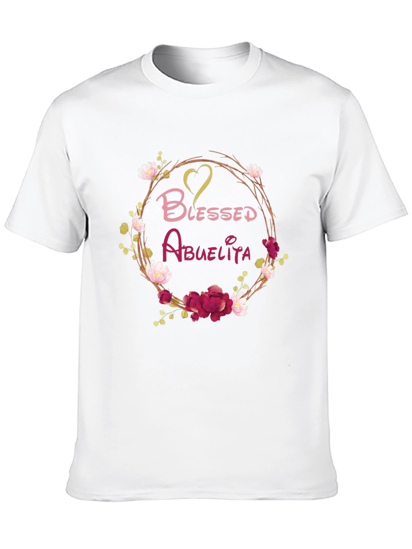 Blessed Abuelita Floral T-Shirt
